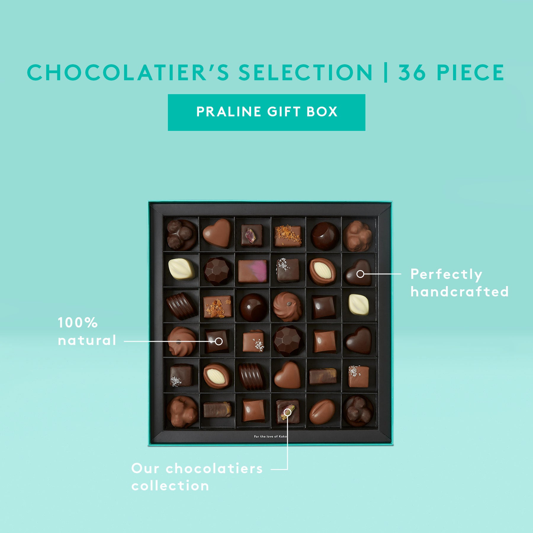 Chocolatier's Selection Praline Gift Box | 36 Piece