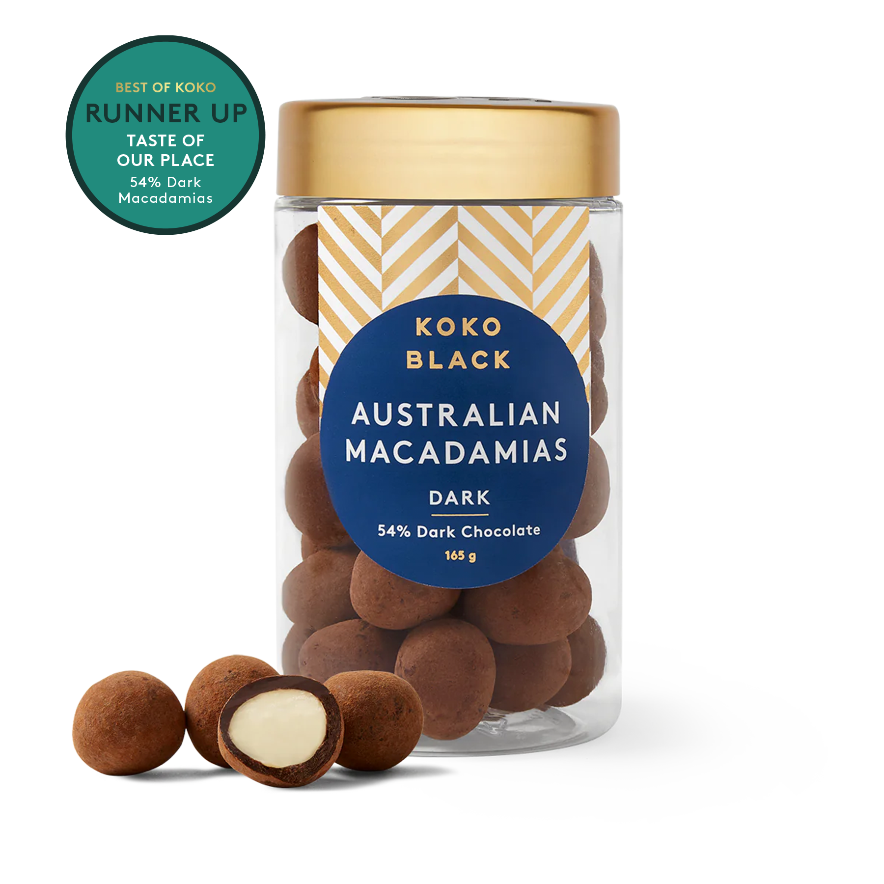Macadamias 165g | Dark Chocolate