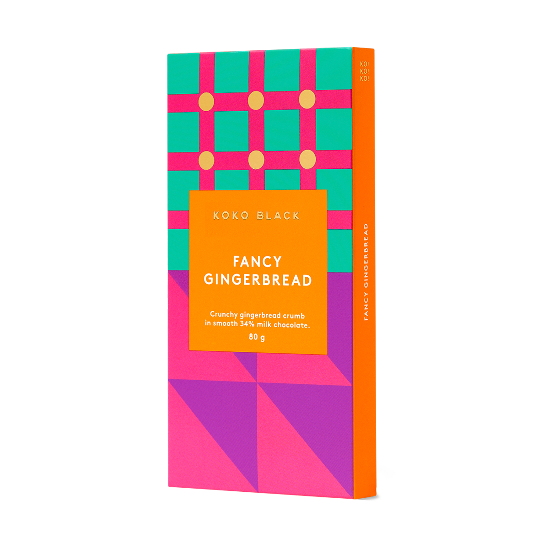 Fancy Gingerbread | Milk Chocolate Block