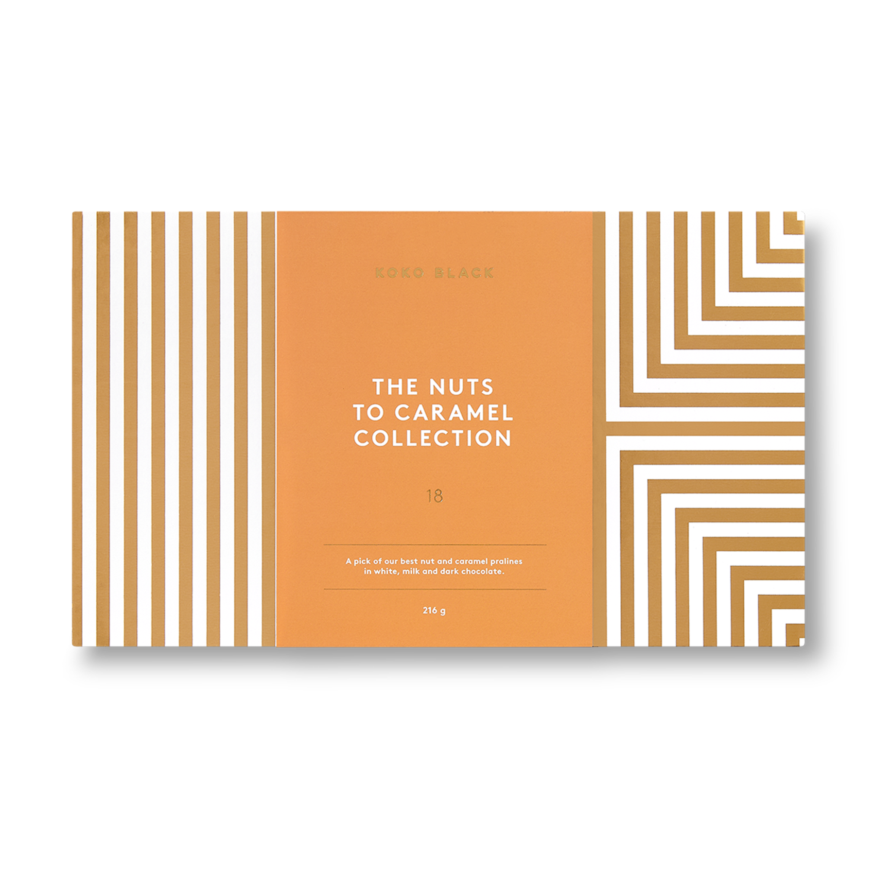 The Nuts to Caramel Collection Praline Gift Box | 18 Piece