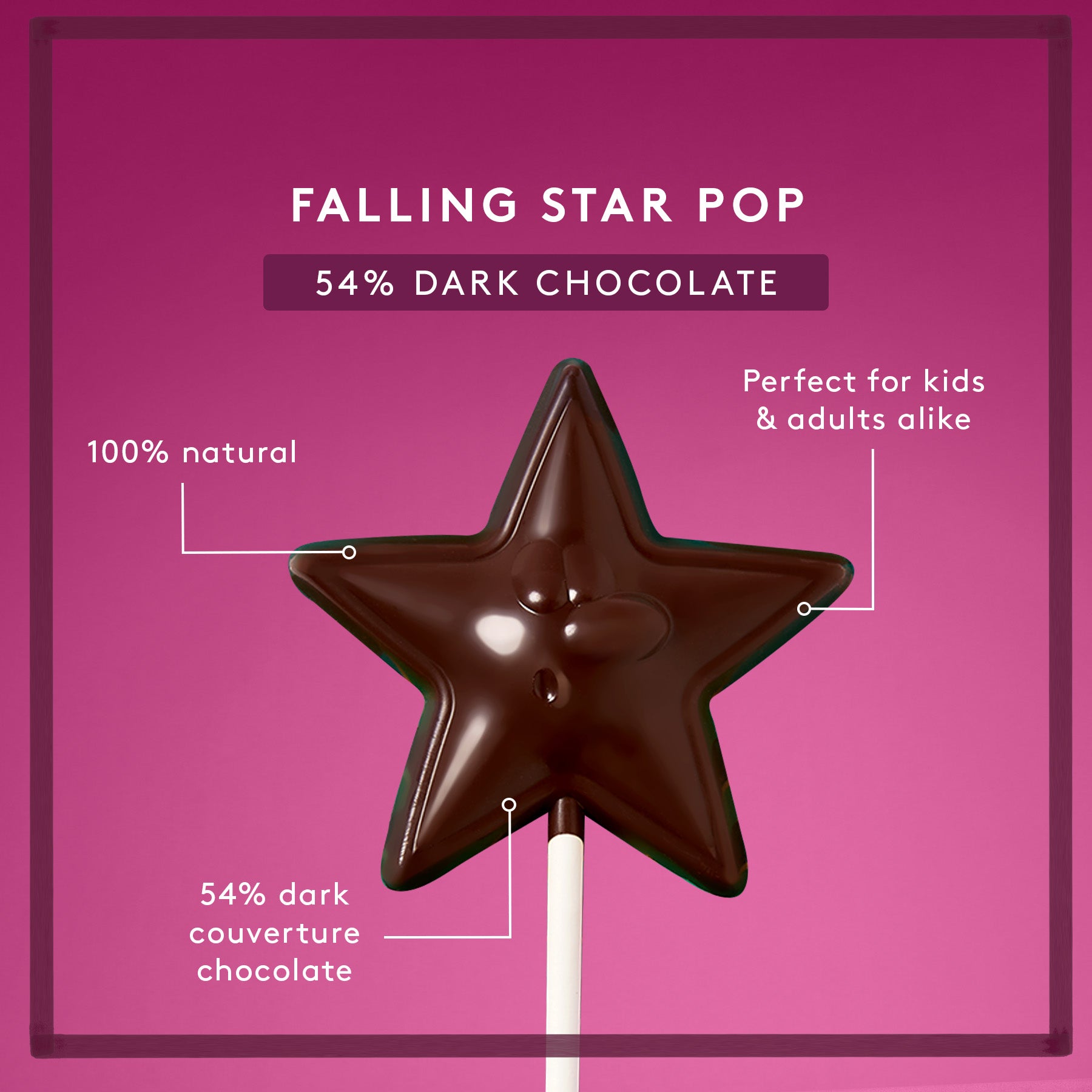 Falling Star Pop | Dark Chocolate