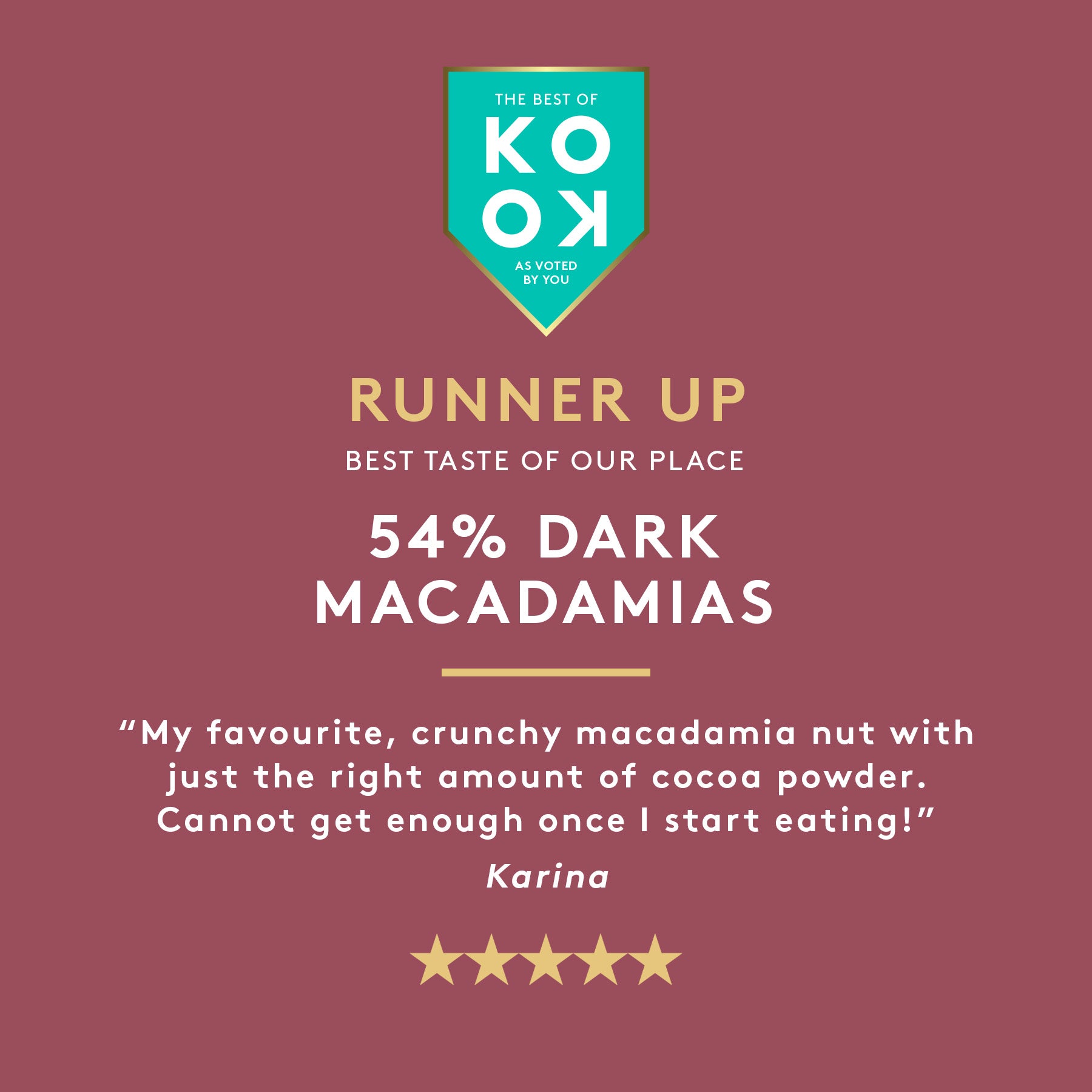 Macadamias 165g | Dark Chocolate