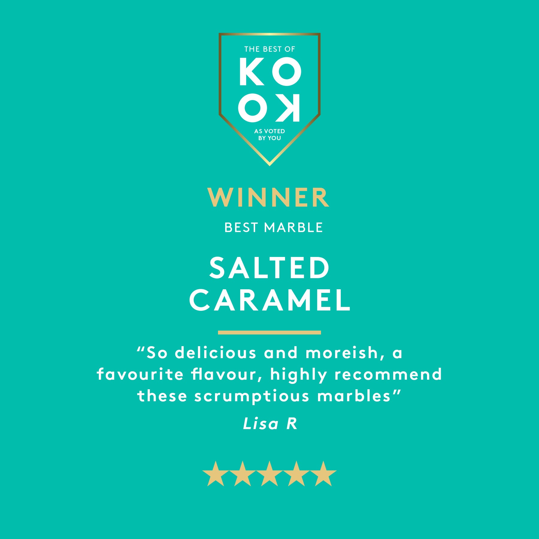 Salted Caramel Marbles | Milk Chocolate