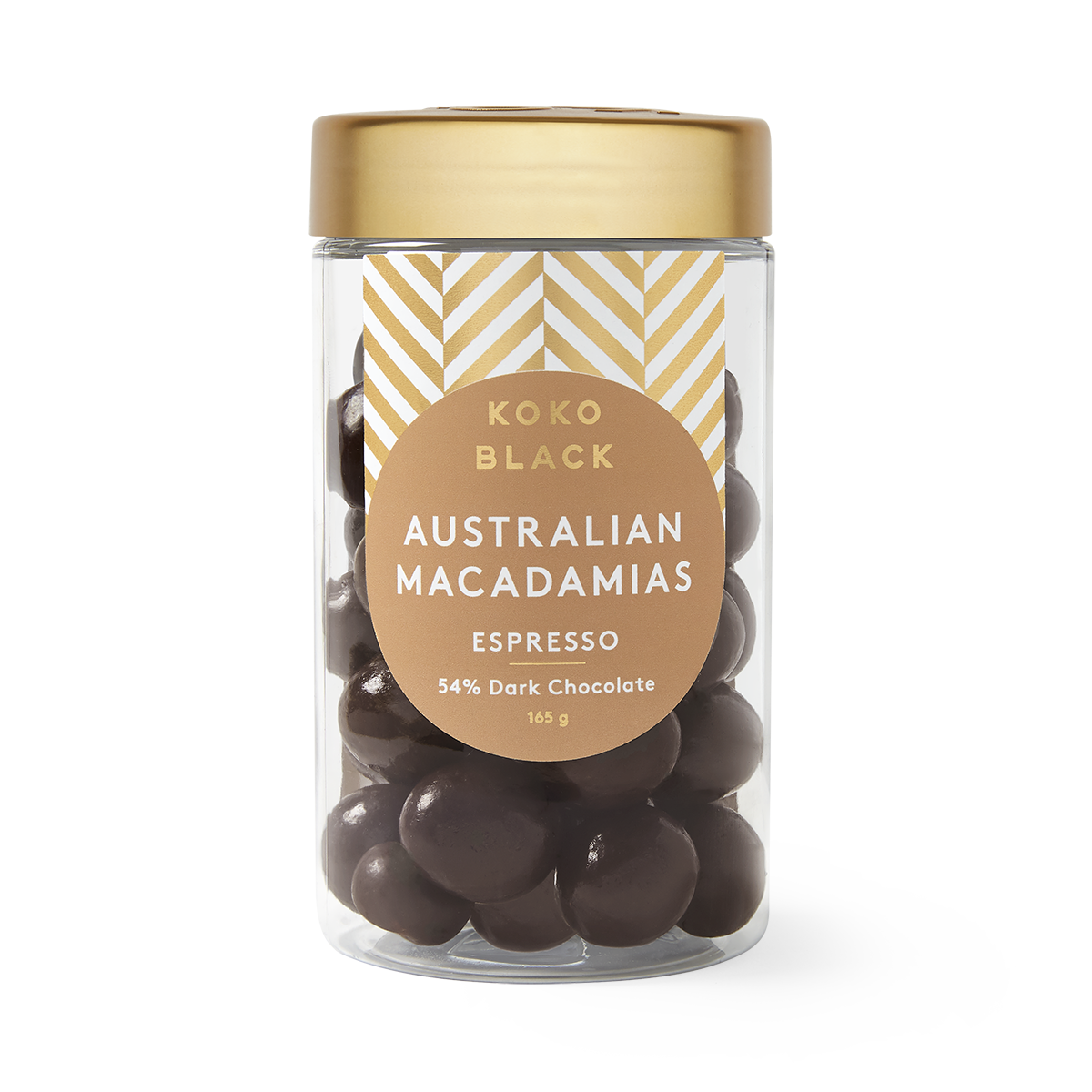 Espresso Macadamias 165g | Dark Chocolate