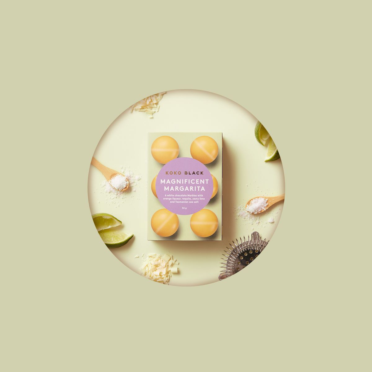 Magnificent Margarita Marbles | White Chocolate