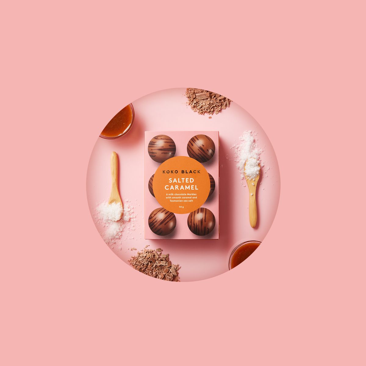 Salted Caramel Marbles | Milk Chocolate