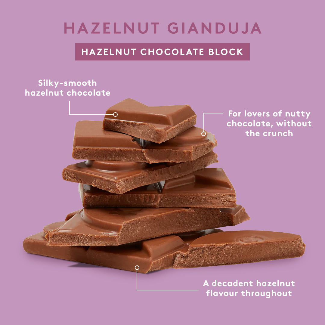 Hazelnut Gianduja | Milk Chocolate Block