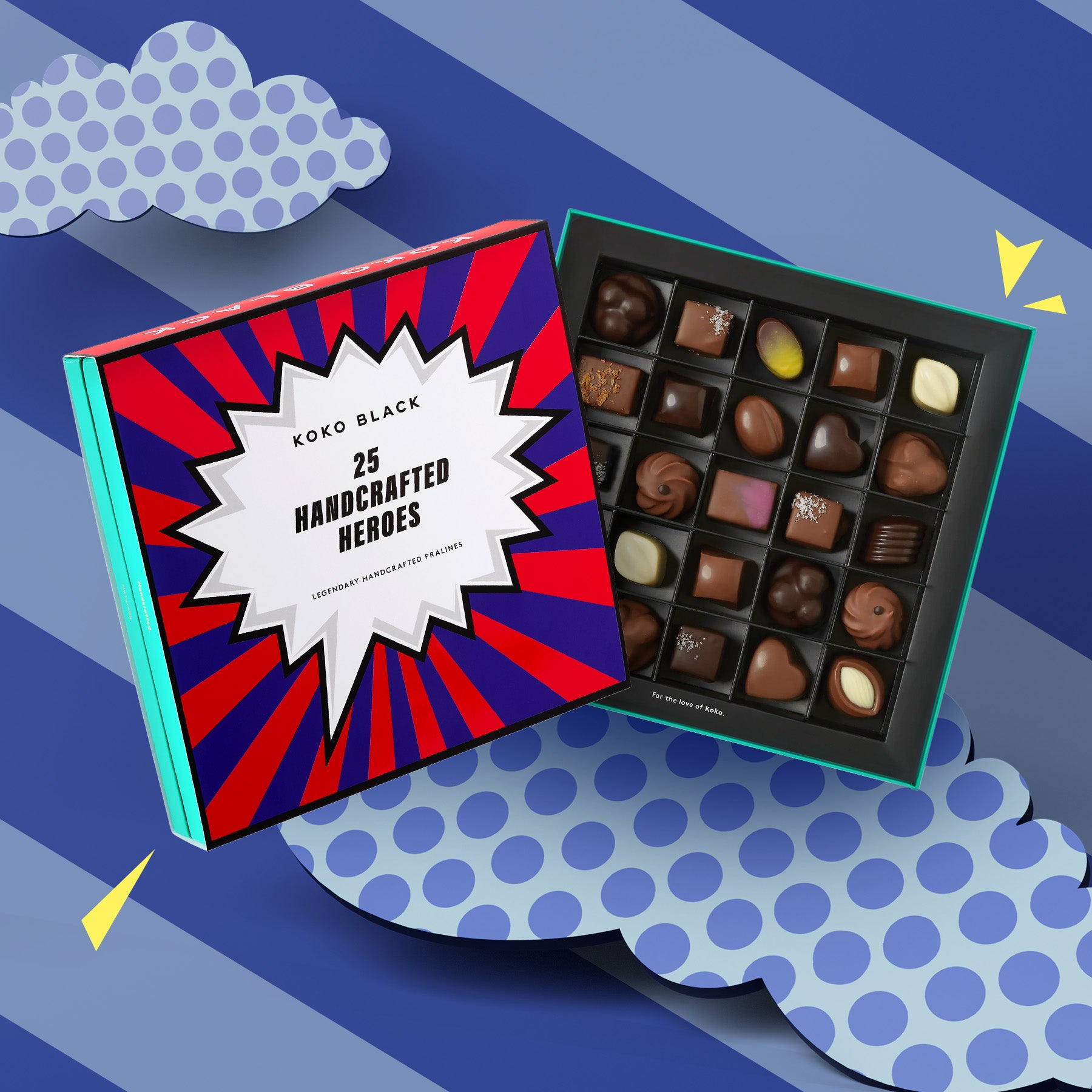 Handcrafted Heroes Praline Gift Box | 25 Piece