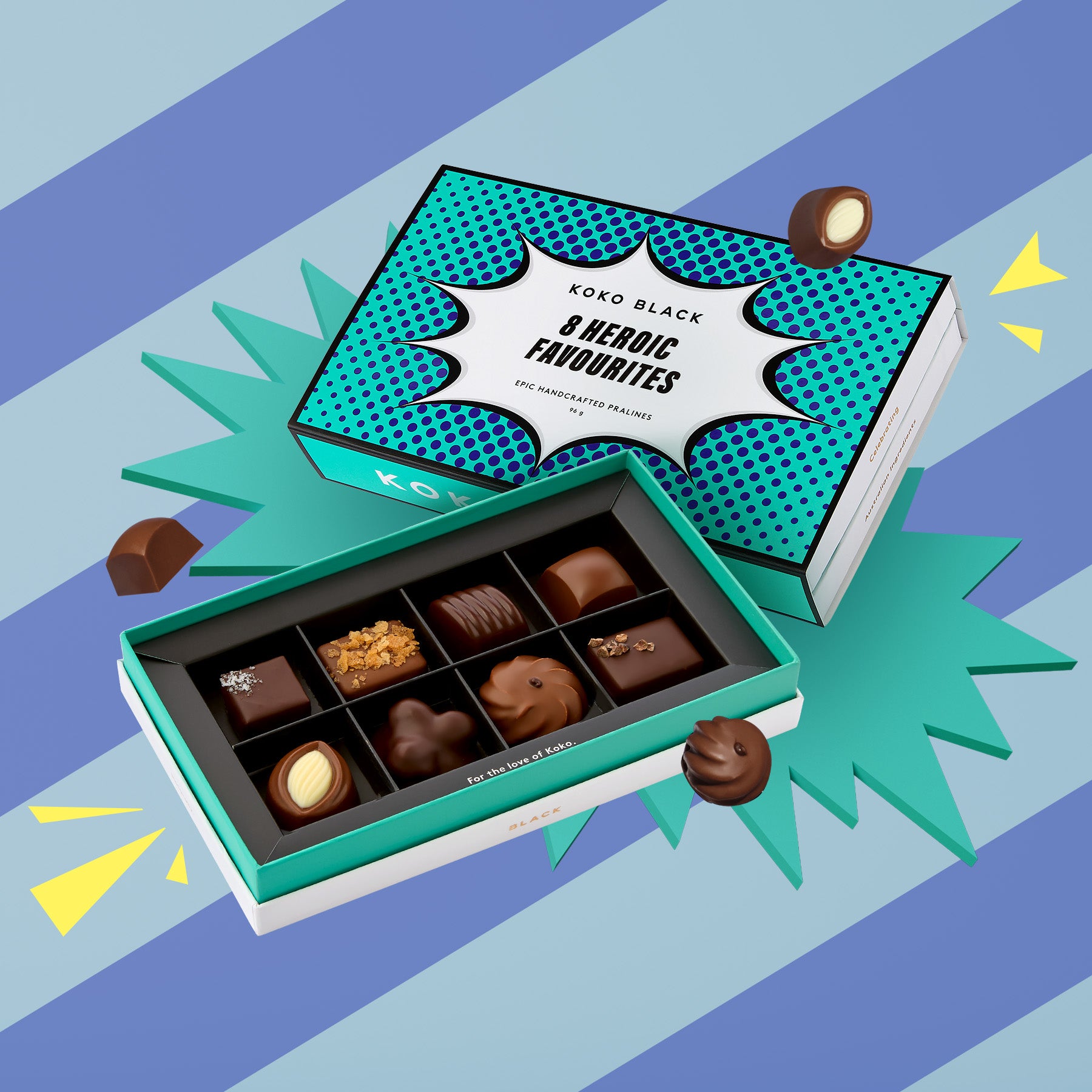 Heroic Praline Collection Gift Box | 8 Piece