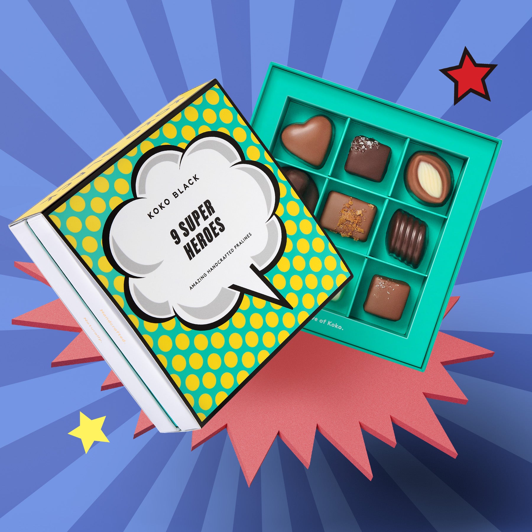 Super Heroes Chocolatier's Collection | 9 Piece