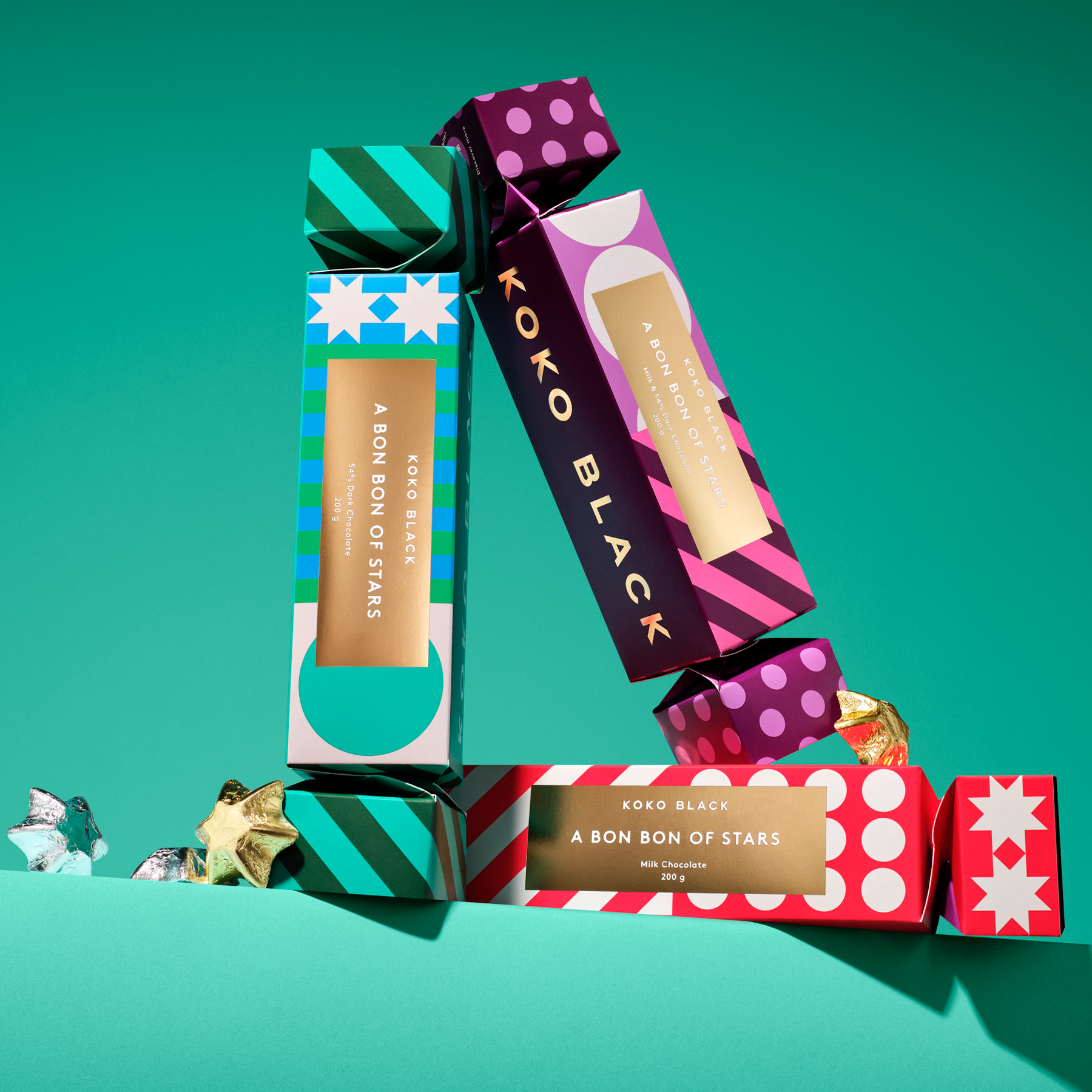 A Bon Bon of Stars | Milk and Dark Chocolate