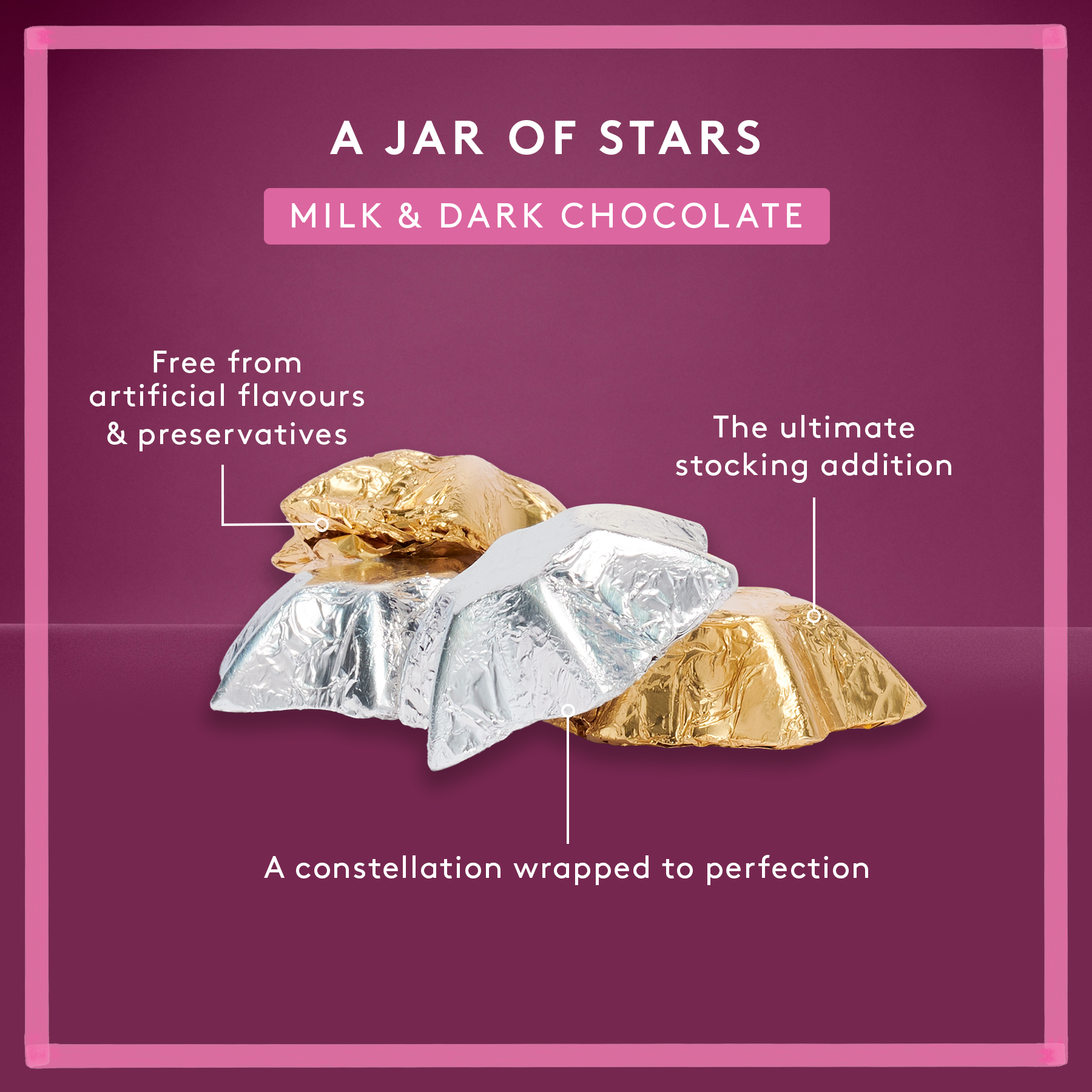 A Jar of Stars | Milk & Dark Chocolate