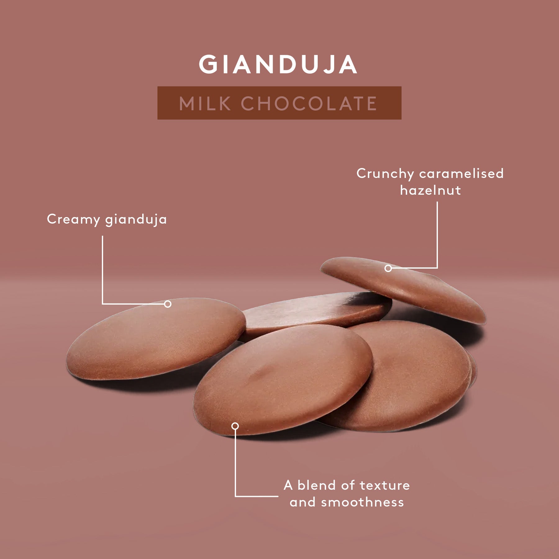 Gianduja Dotties 100g | Milk Chocolate