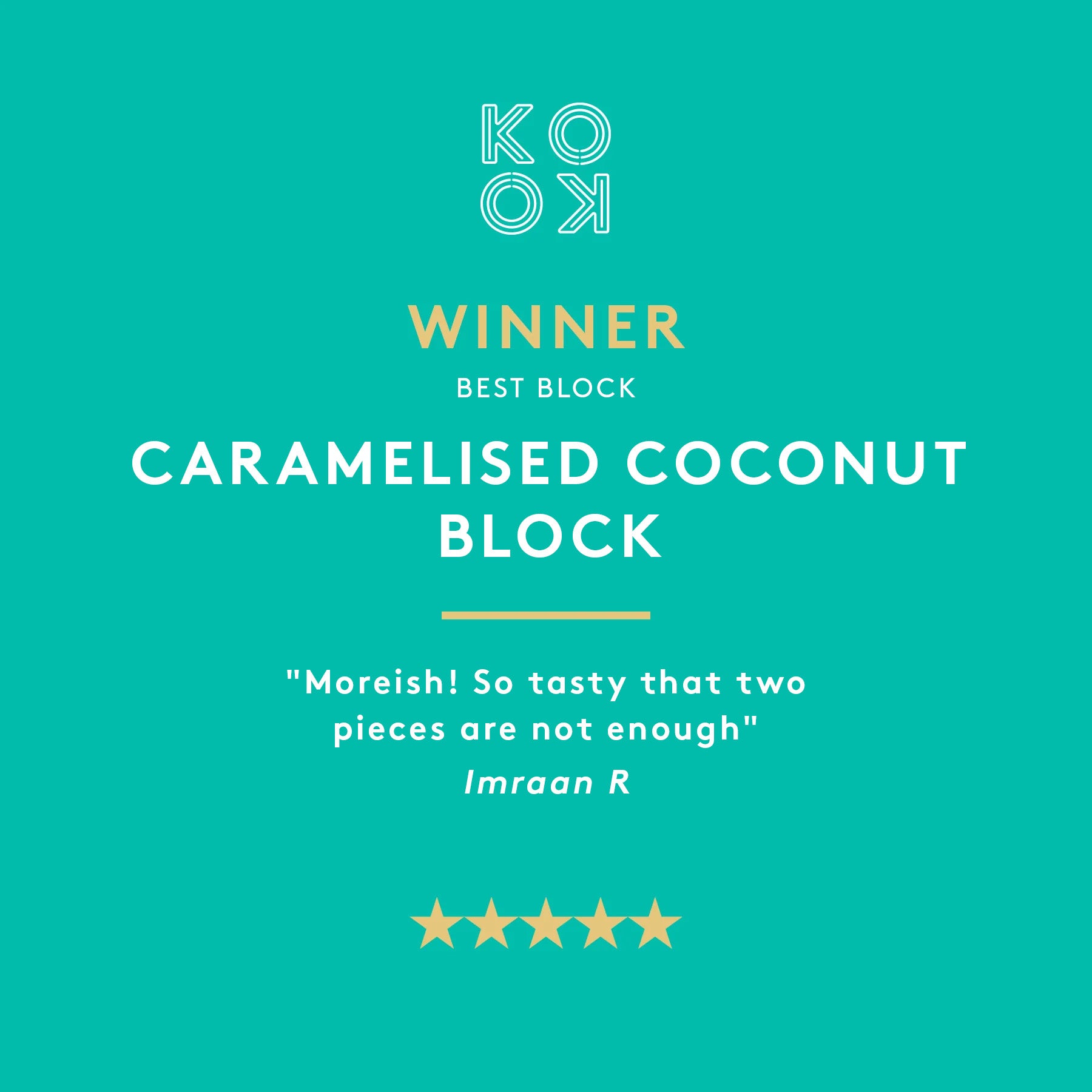 Caramelised Coconut | Dark Chocolate Block