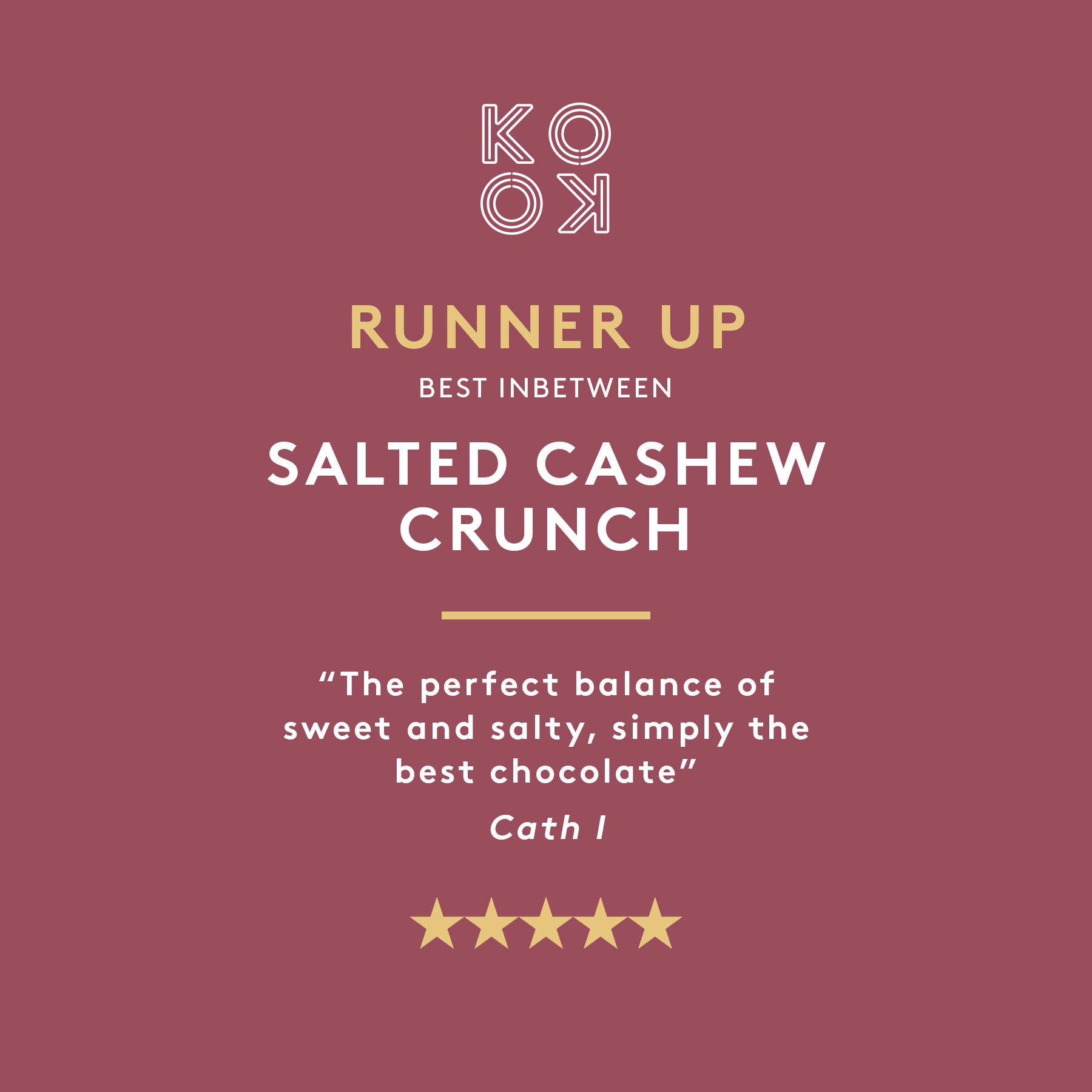Salty Cashew Crunch | Milk Chocolate