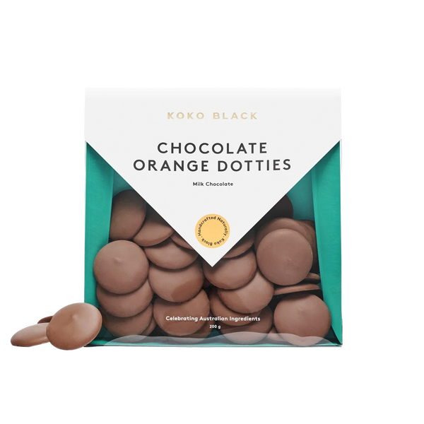 Chocolate Orange Dotties 200g | Milk Chocolate – Koko Black Chocolate