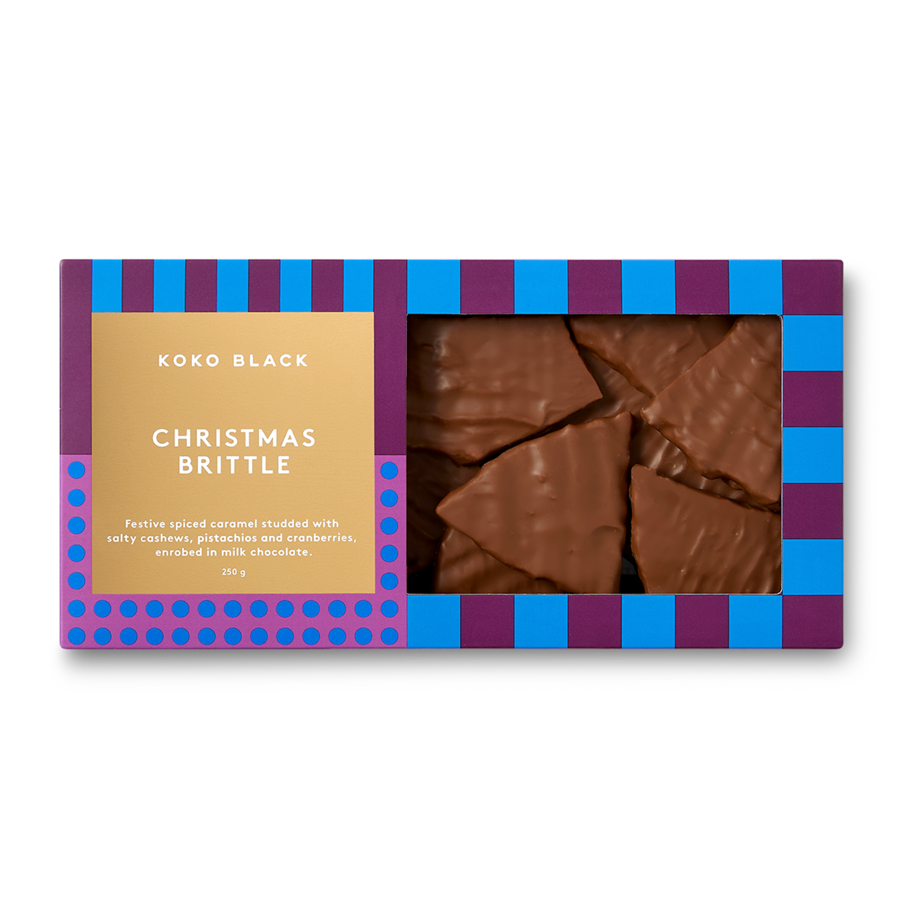 Christmas Brittle 250g | Milk Chocolate