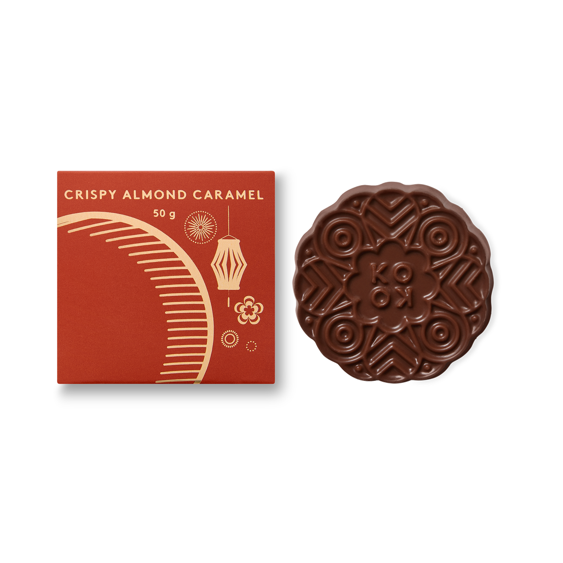 Crispy Almond Caramel Mooncake