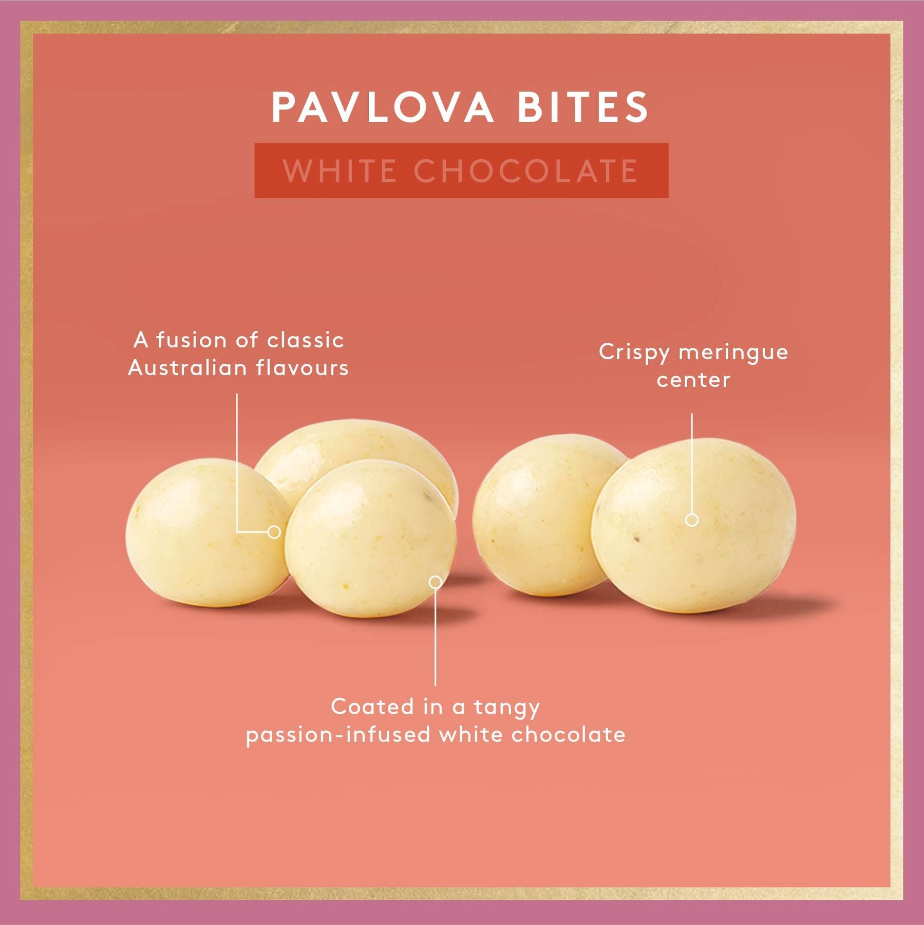 Pavlova Bites | White Chocolate