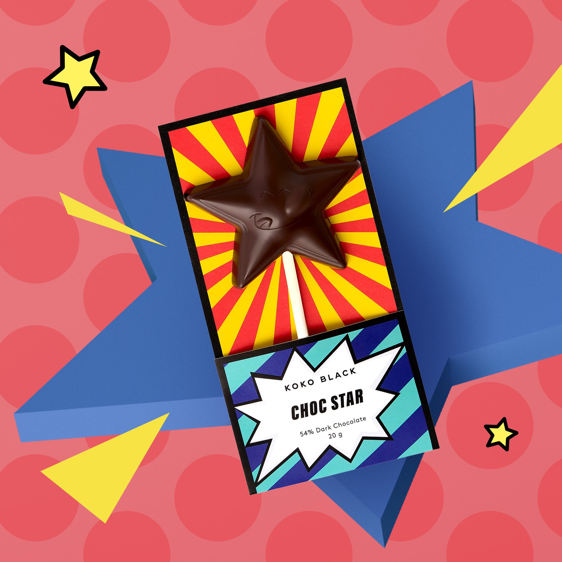 Choc Star Pop | Dark Chocolate