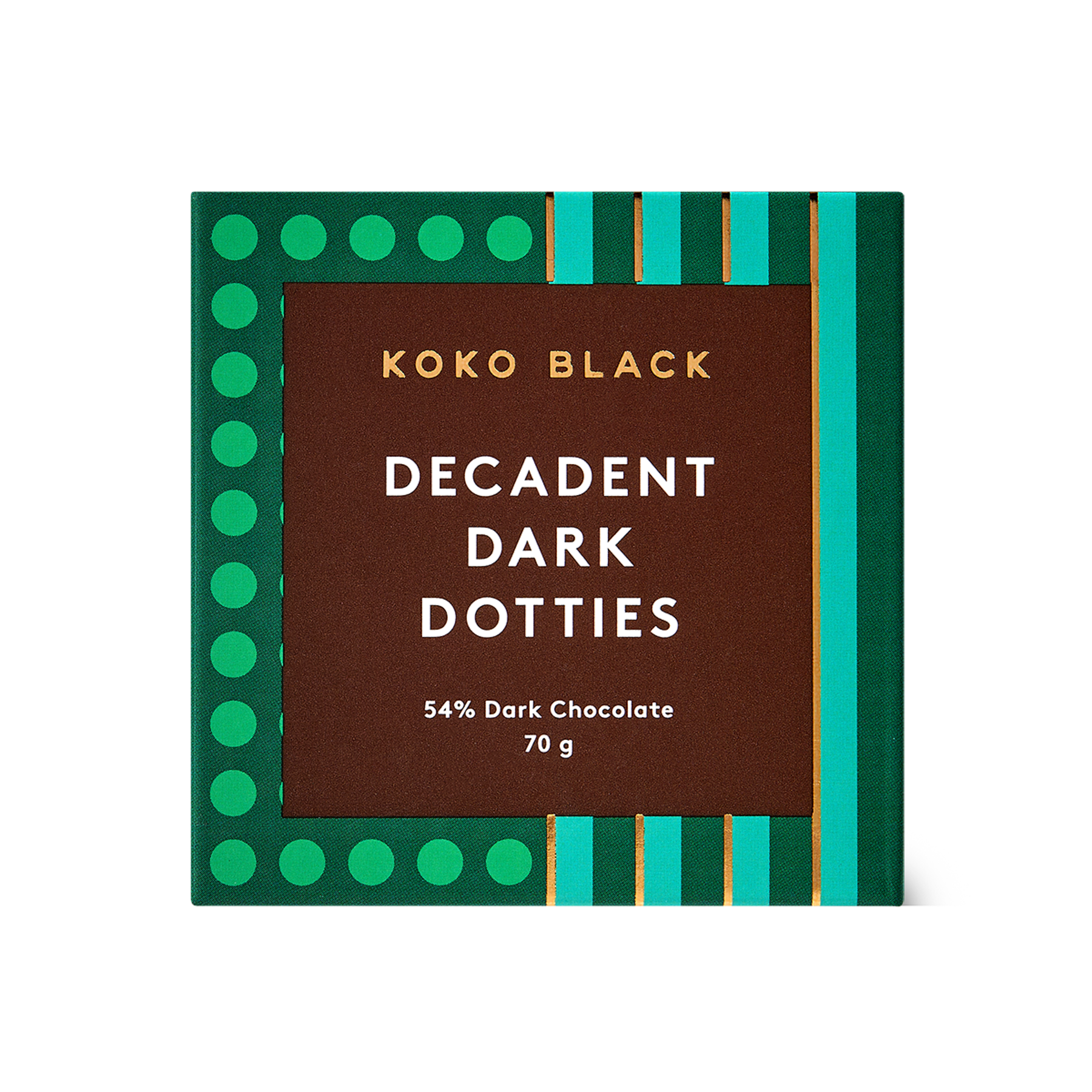 Decadent Dark Dotties Cube | Dark Chocolate