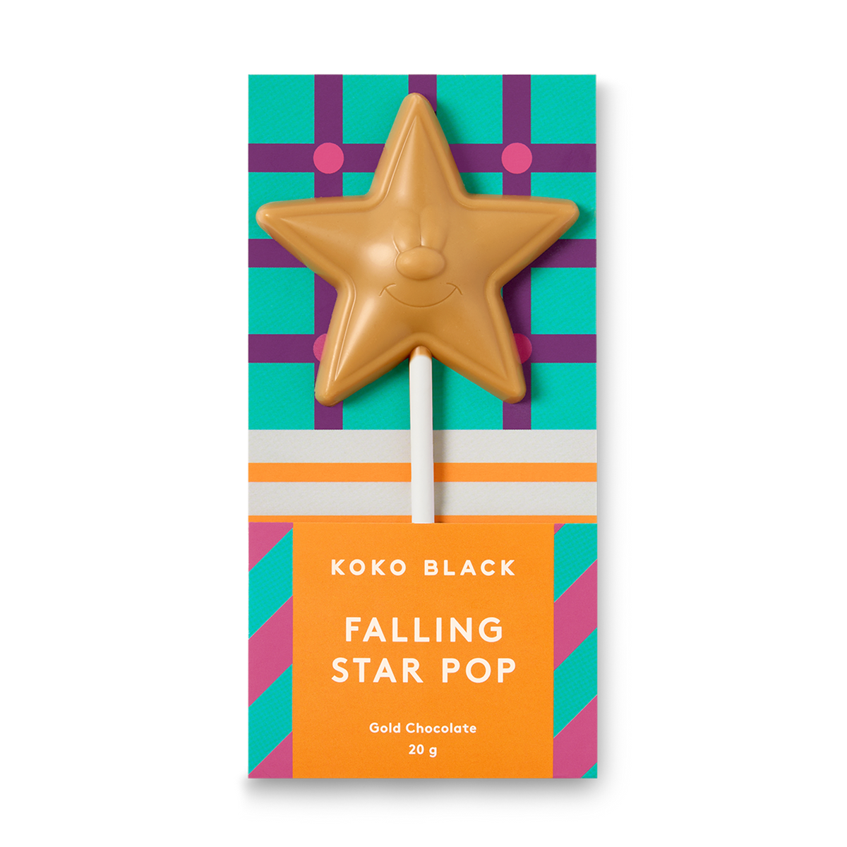Falling Star Pop | Gold Chocolate