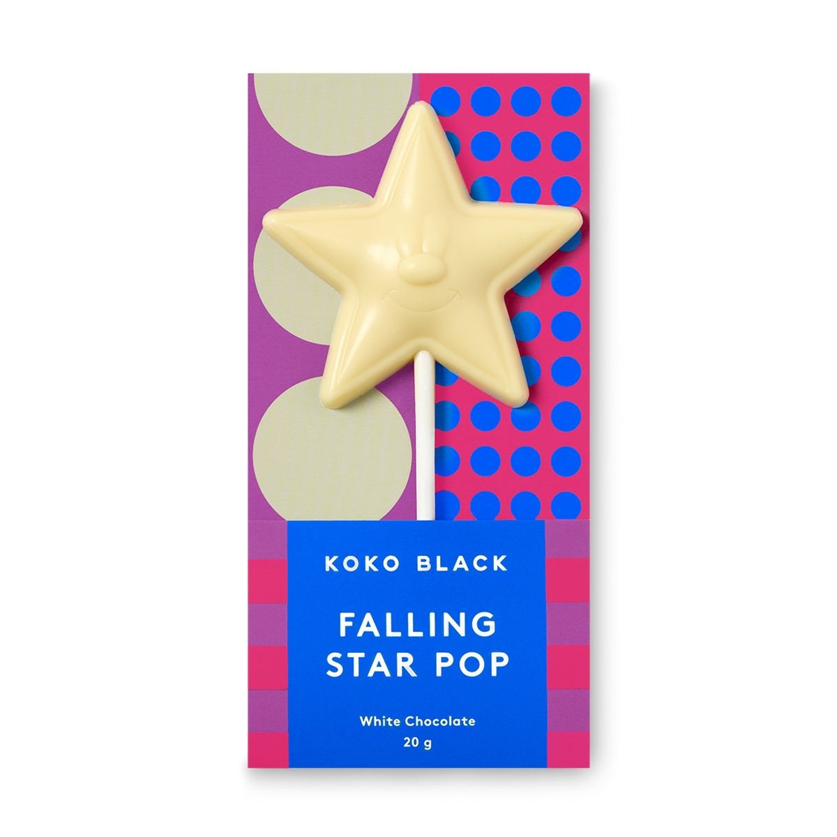 Falling Star Pop | White Chocolate