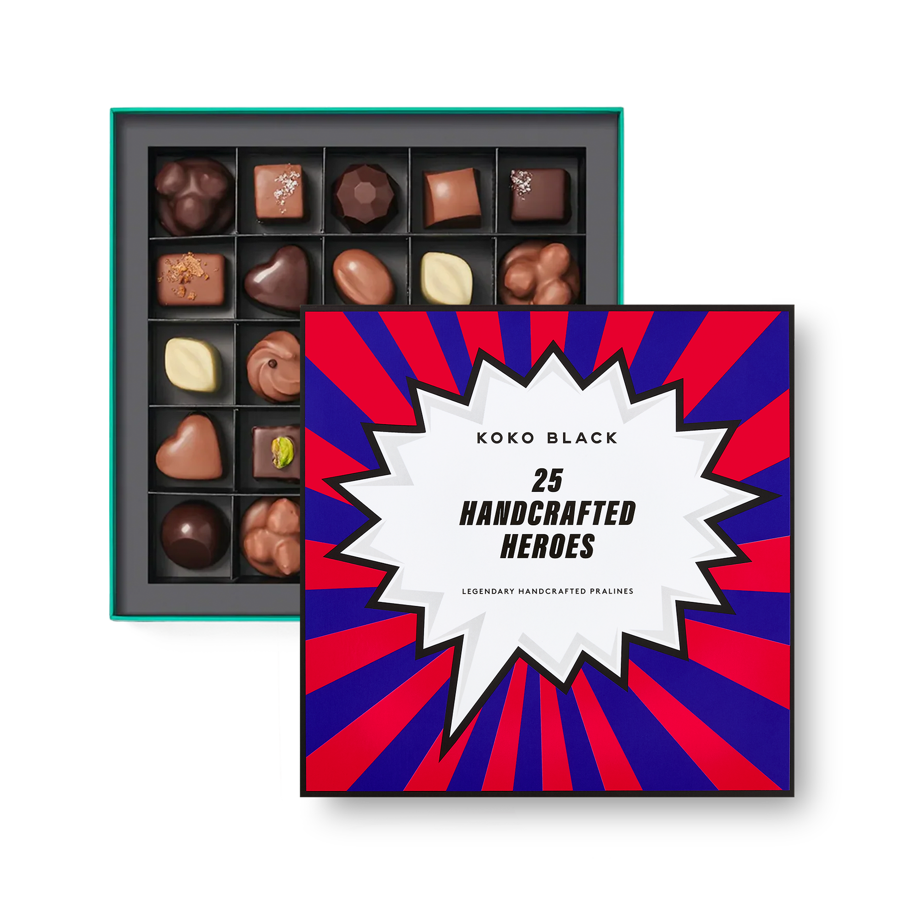 Handcrafted Heroes Praline Gift Box | 25 Piece