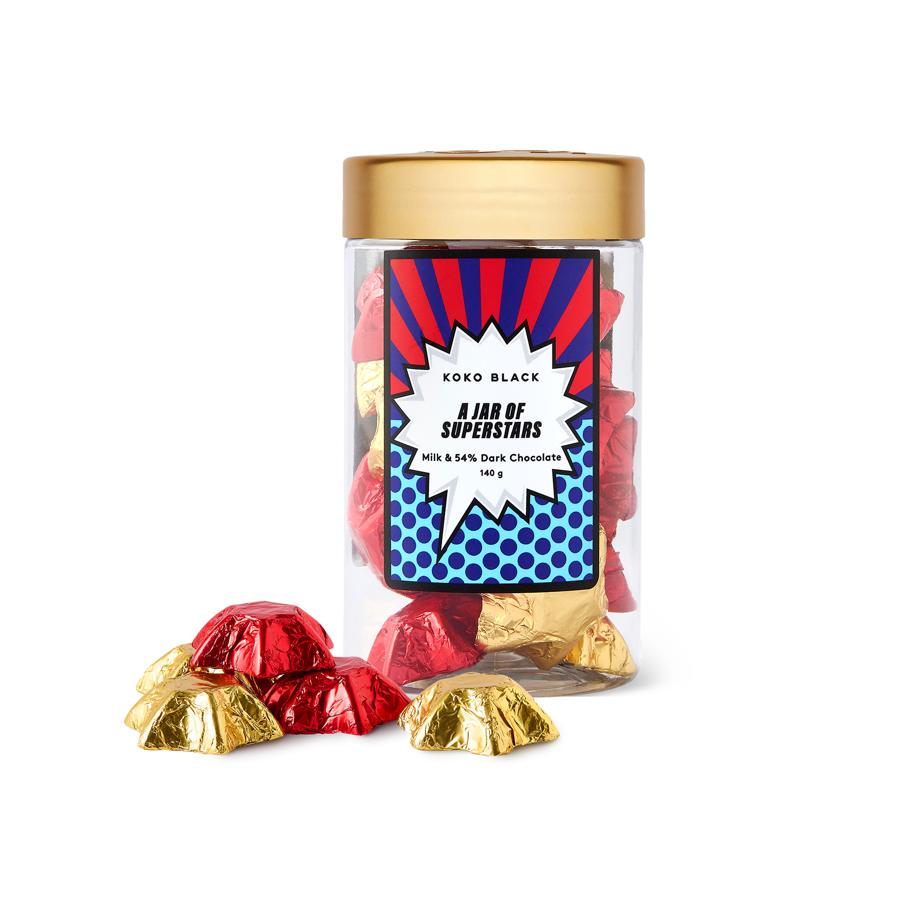 Jar of Superstars | Milk & Dark Chocolate
