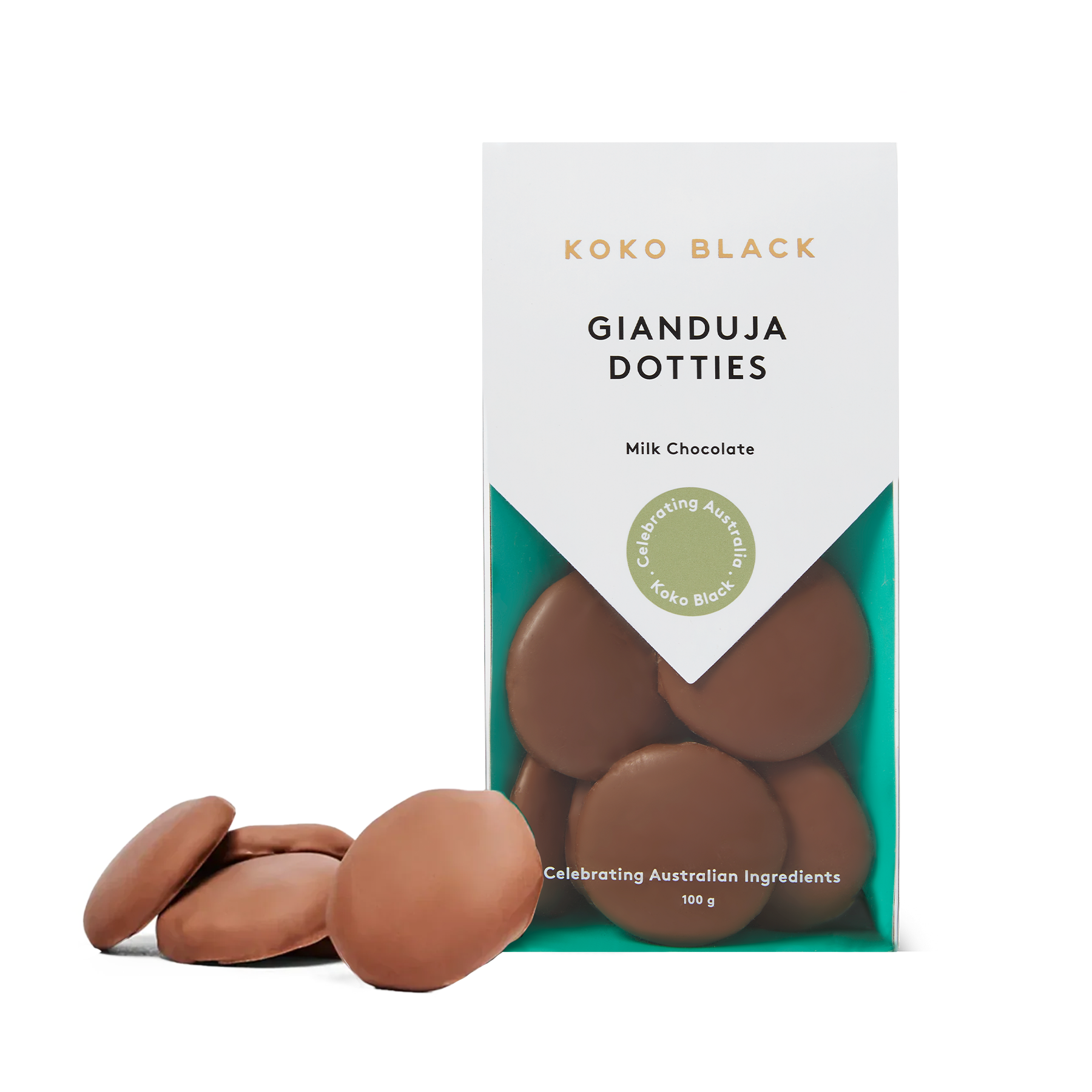 Gianduja Dotties 100g | Milk Chocolate