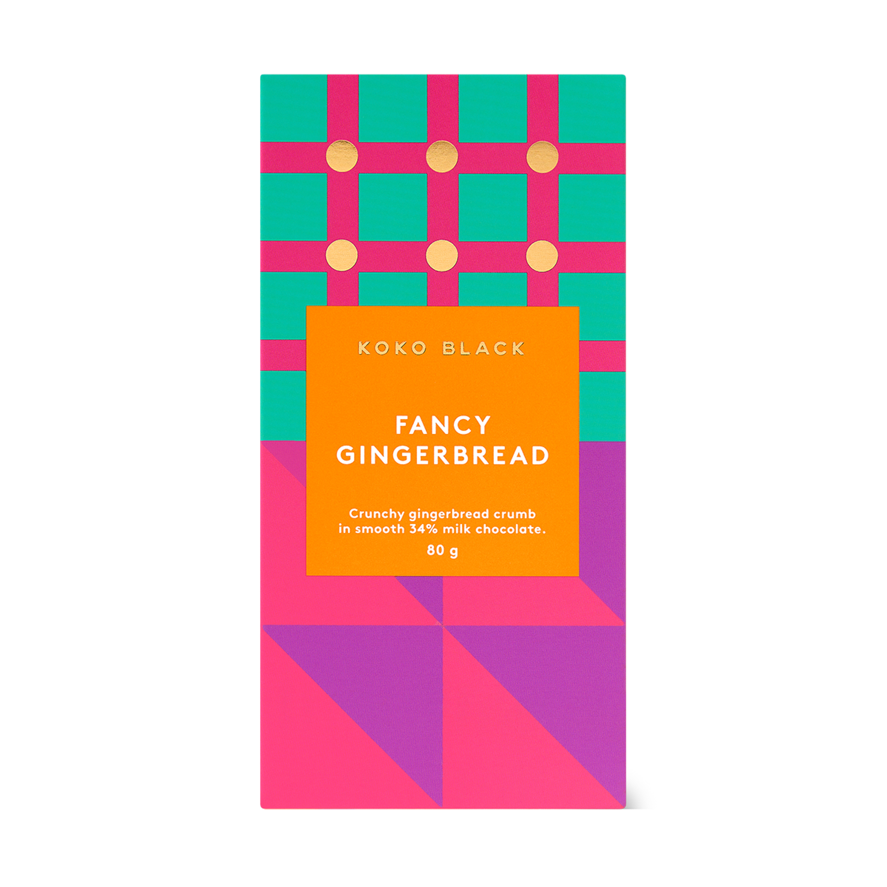 Fancy Gingerbread | Milk Chocolate Block