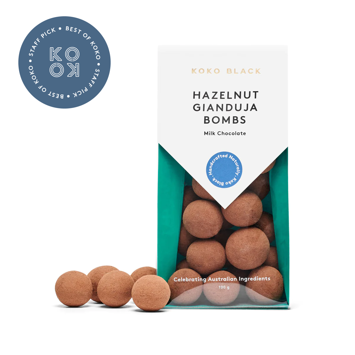 Hazelnut Gianduja Bombs | Milk Chocolate