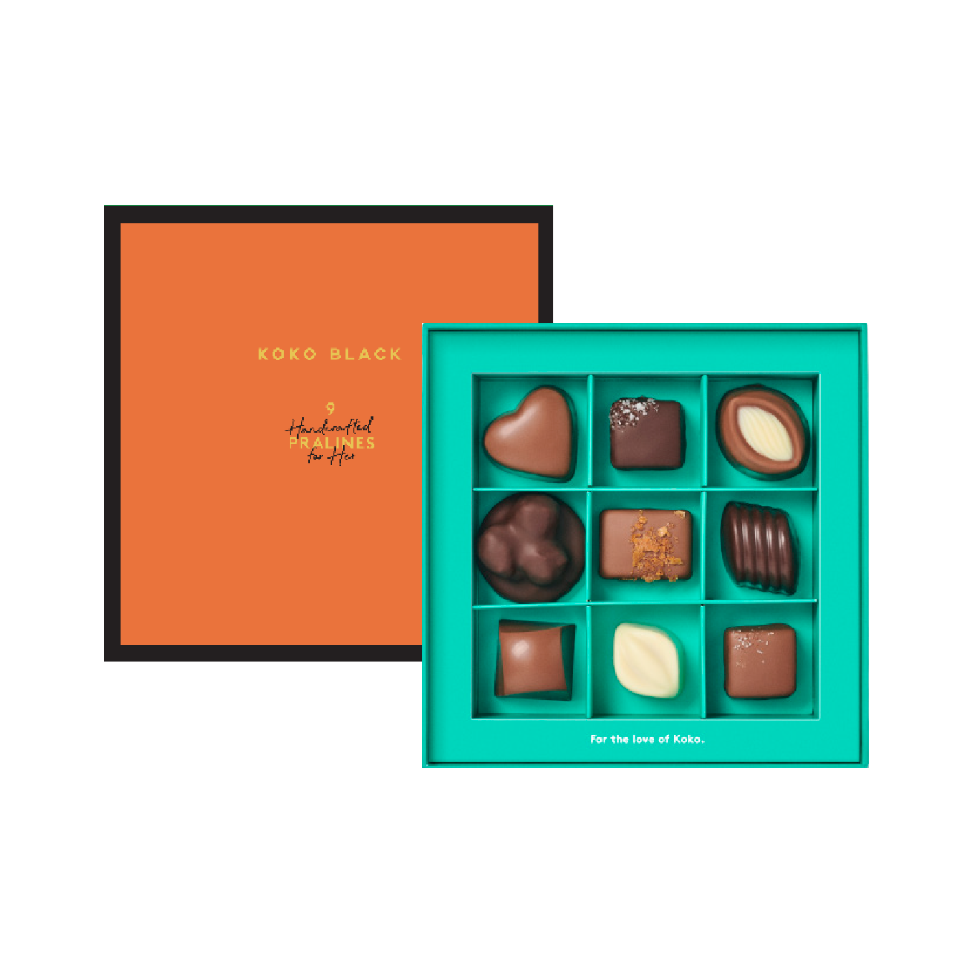 Handcrafted For Her Praline Gift Box | 9 Piece