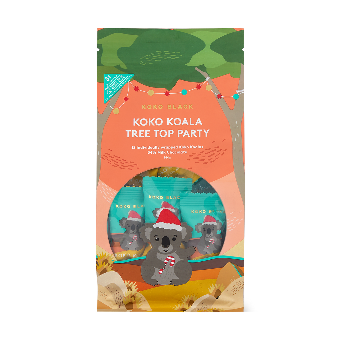 Koko Koala Christmas Share Bag