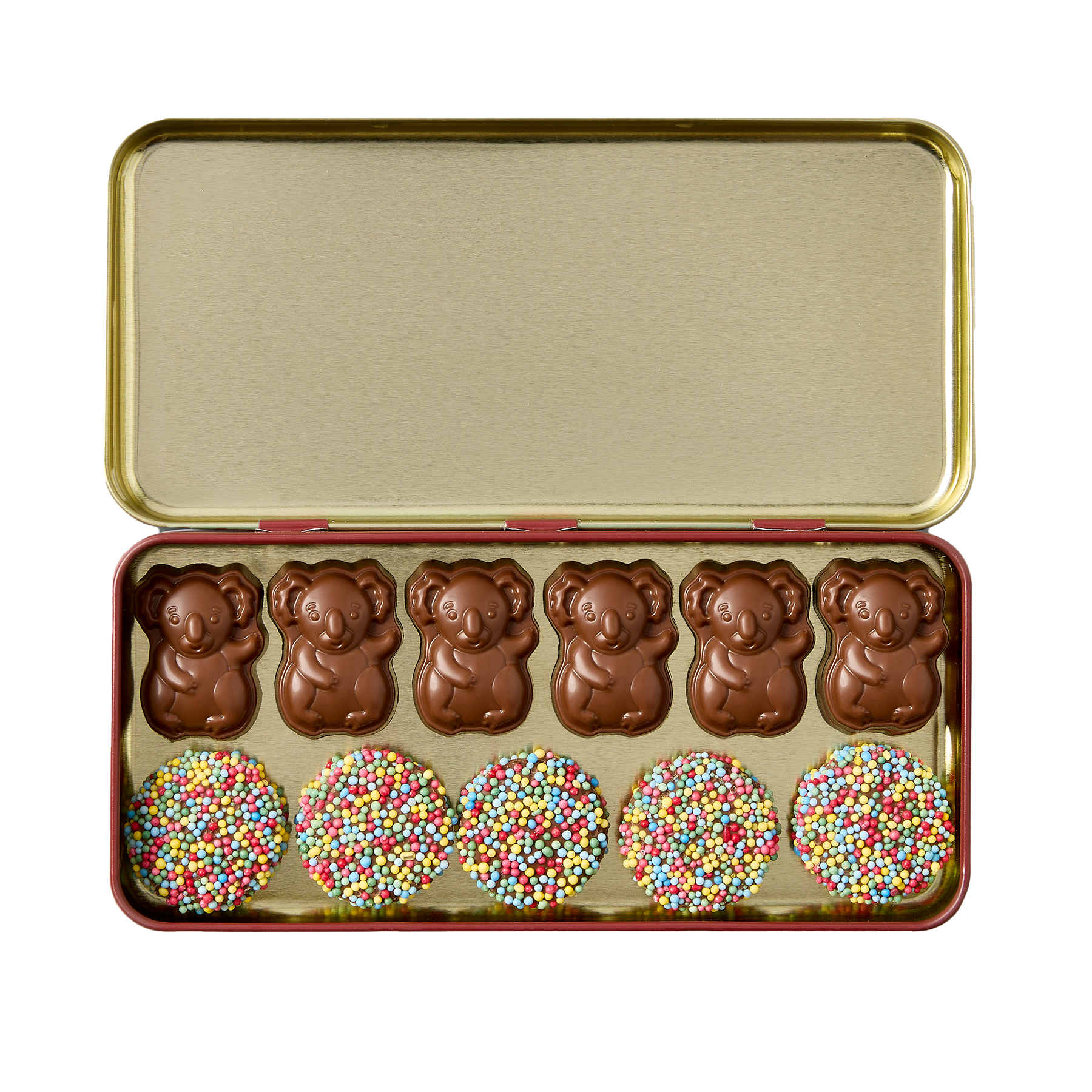 Koko Koala's Outback Tin | Milk Chocolate Sprinkles
