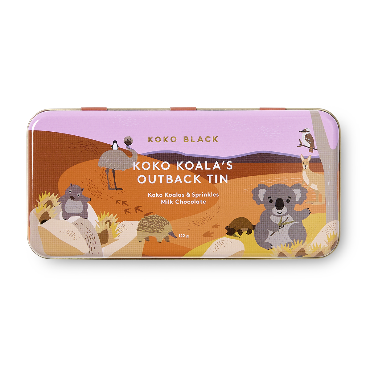 Koko Koala's Outback Tin | Milk Chocolate Sprinkles