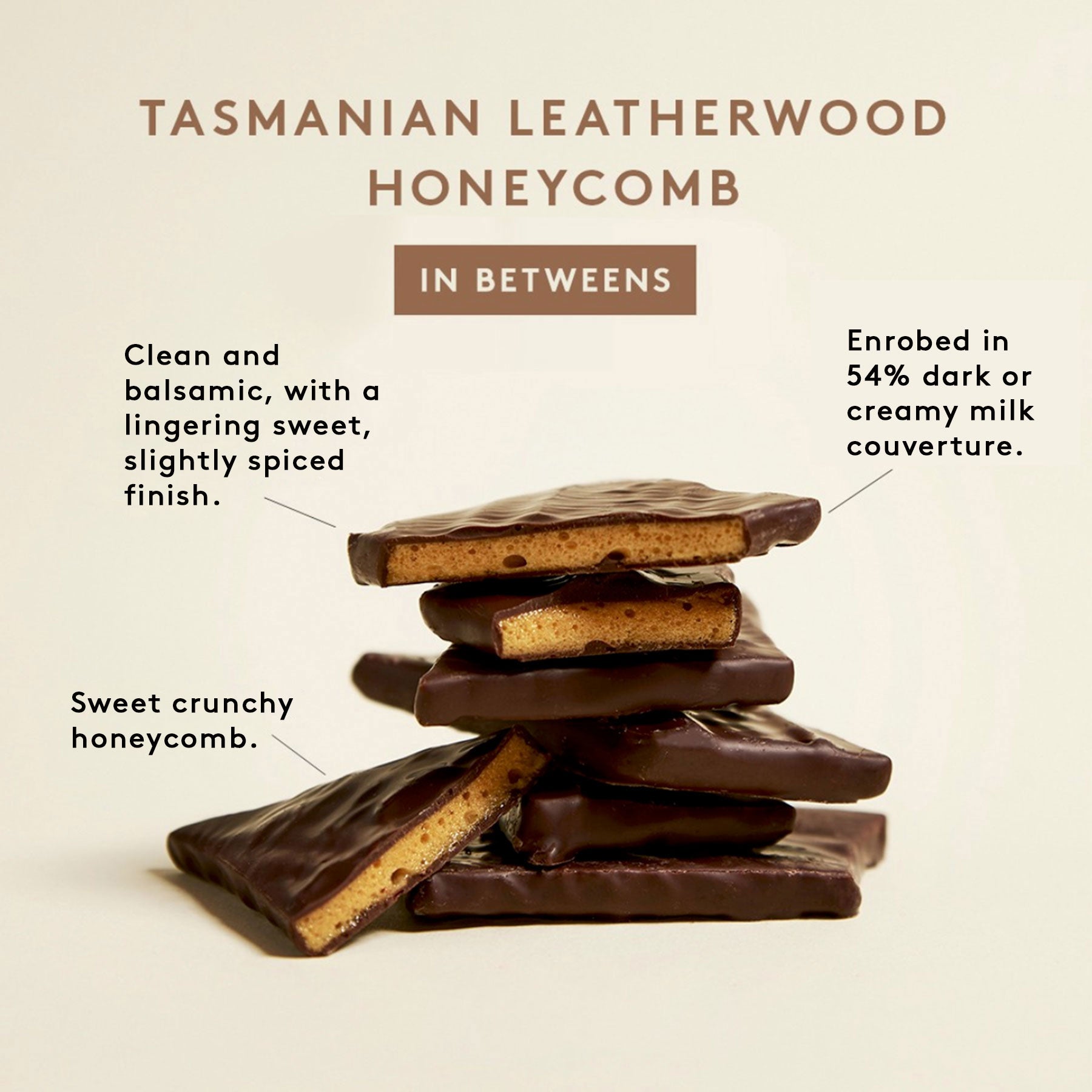 Tasmanian Leatherwood Honeycomb | Dark Chocolate