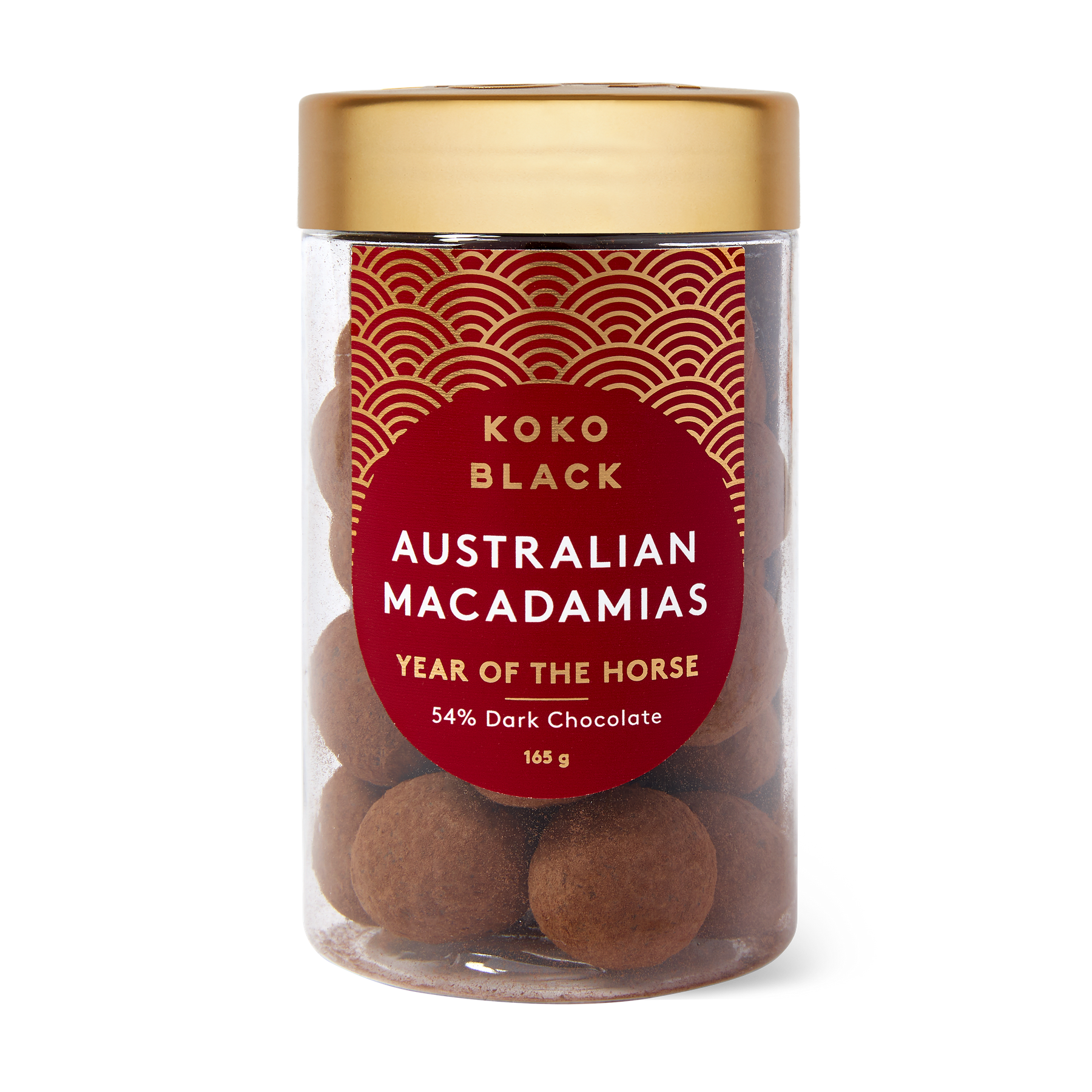 Lunar New Year Macadamias 165g | Dark Chocolate