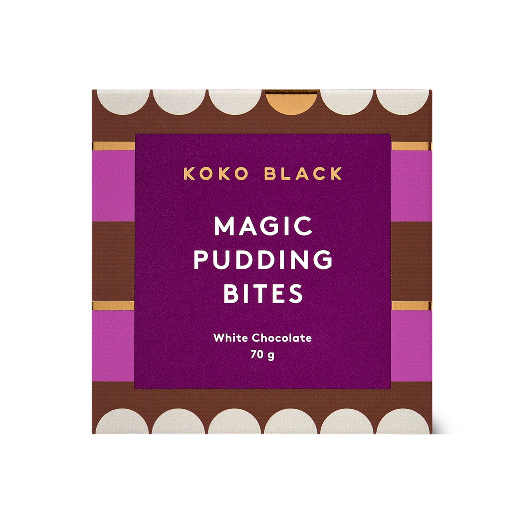 Magic Pudding Bites Cube | White Chocolate