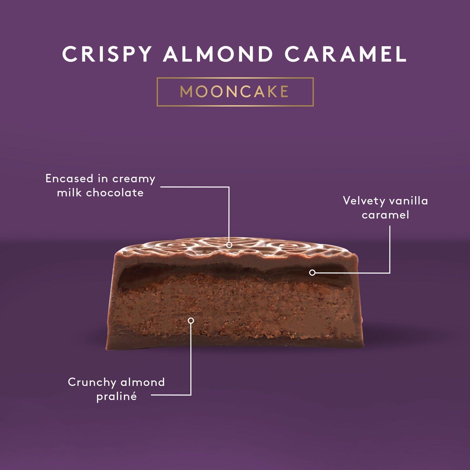 Crispy Almond Caramel Mooncake