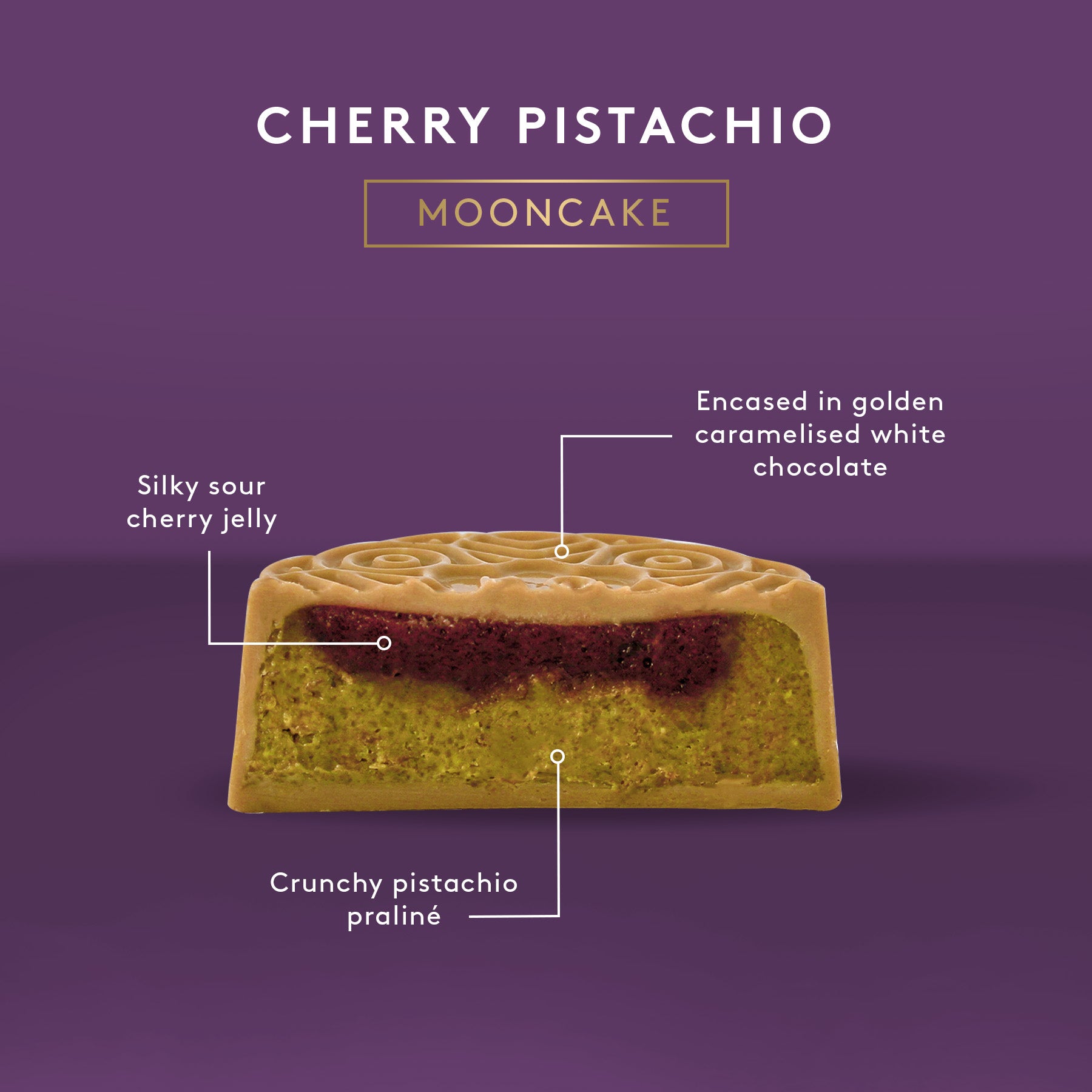 Cherry Pistachio Mooncake