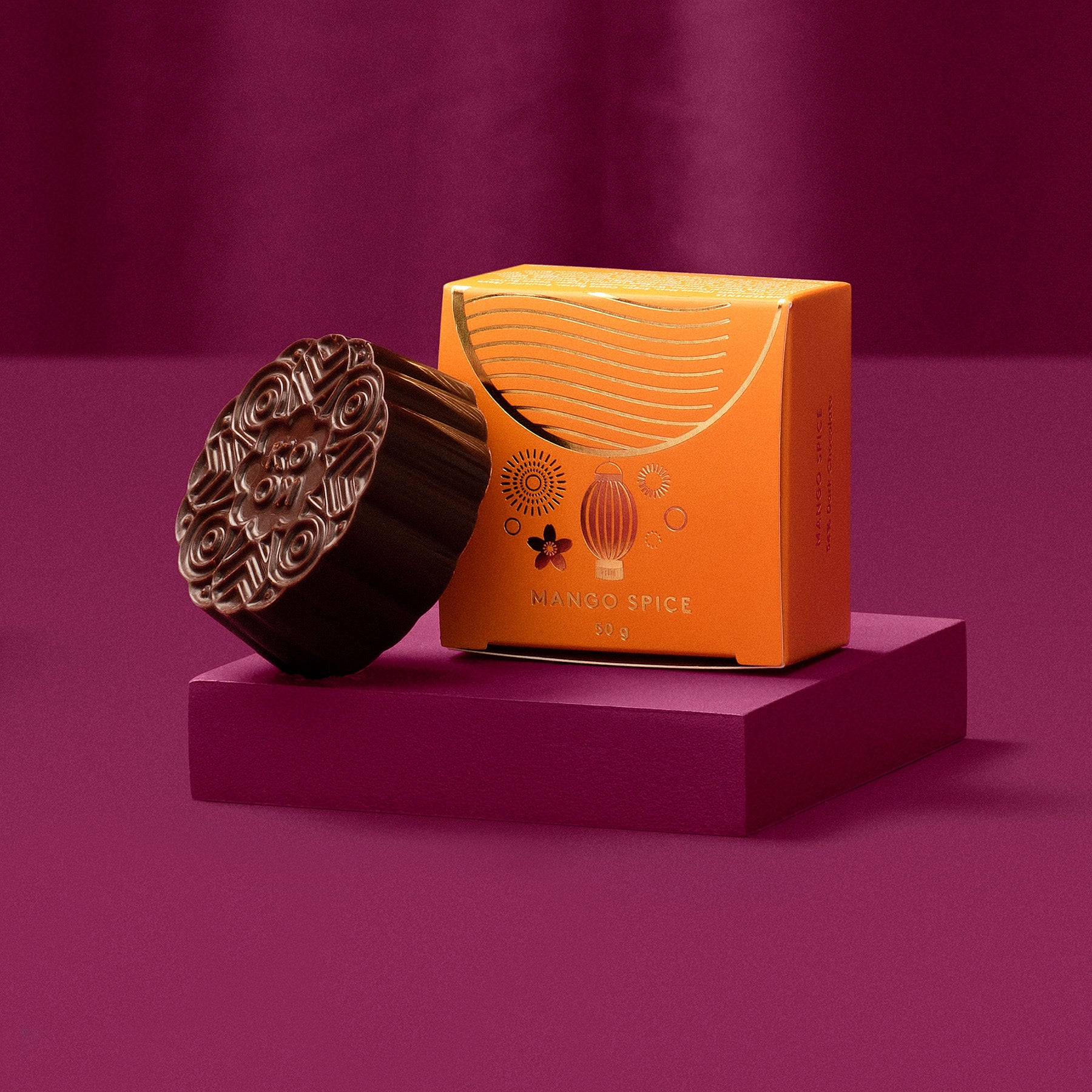 Mango Spice Mooncake