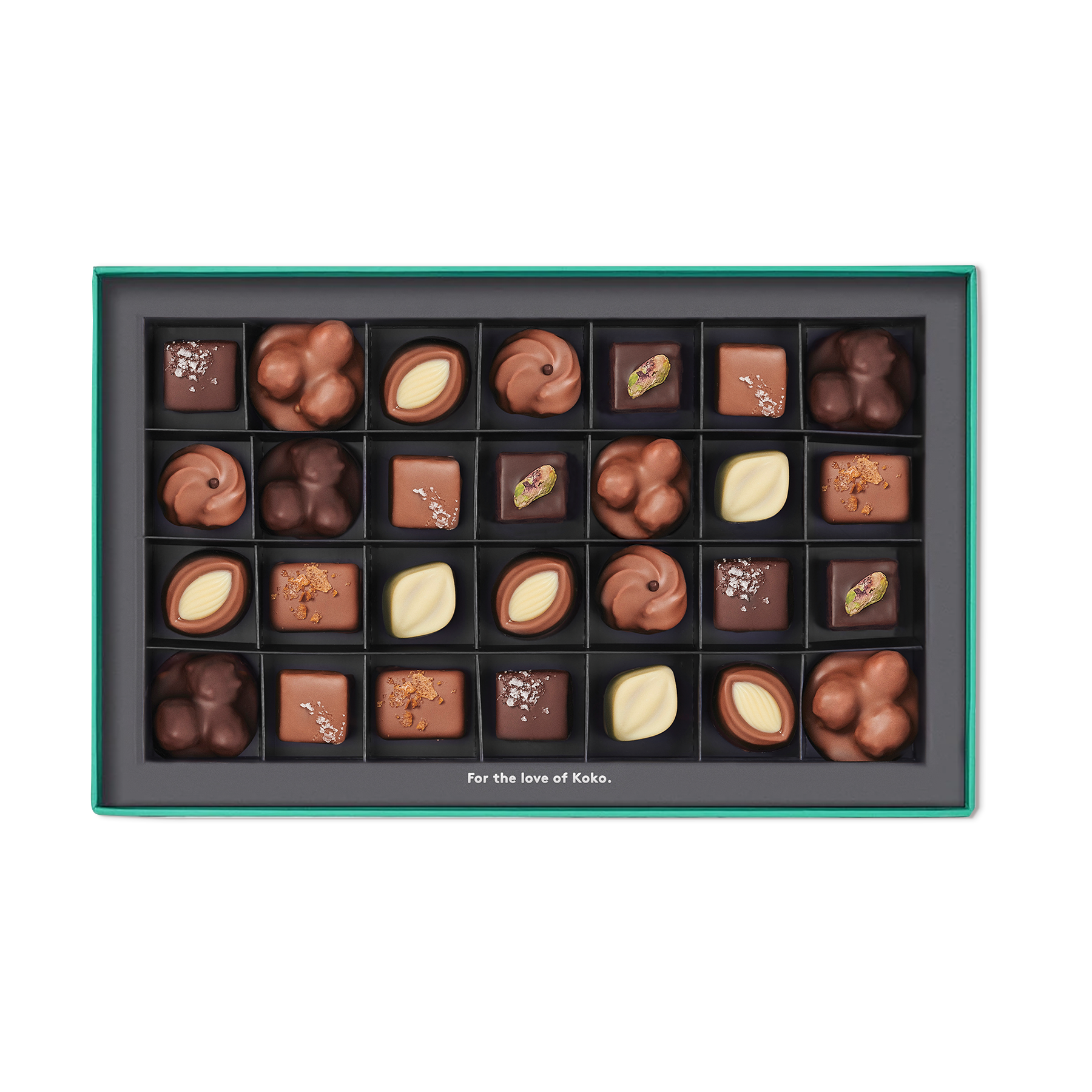 The Nuts To Caramel Collection Praline Gift Box | 28 Piece