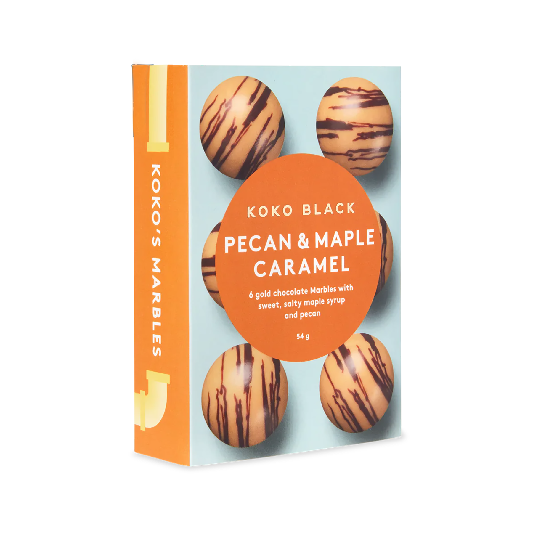 Pecan & Maple Caramel Marbles | Gold Chocolate