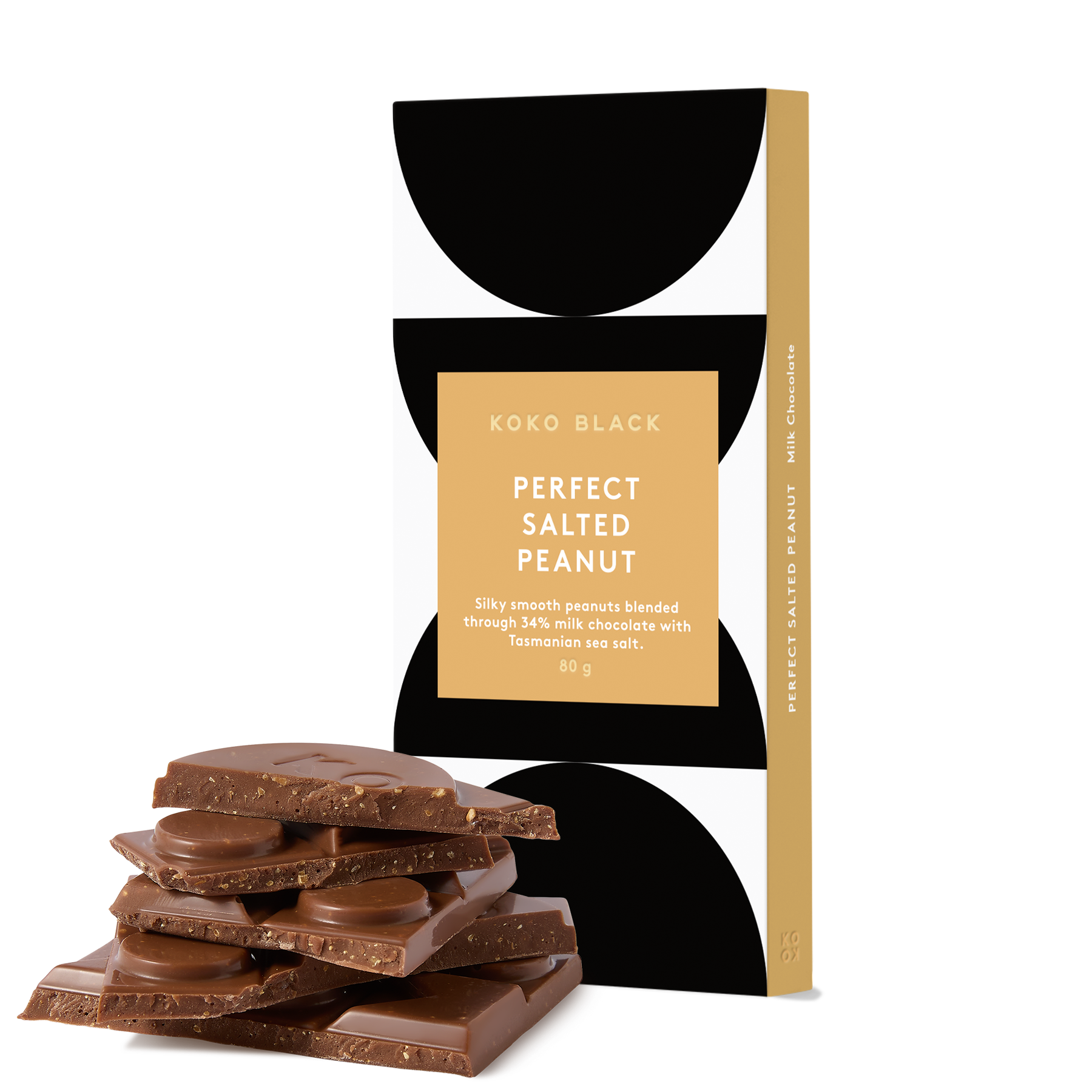 Perfect Salted Peanut | Milk Chocolate Block