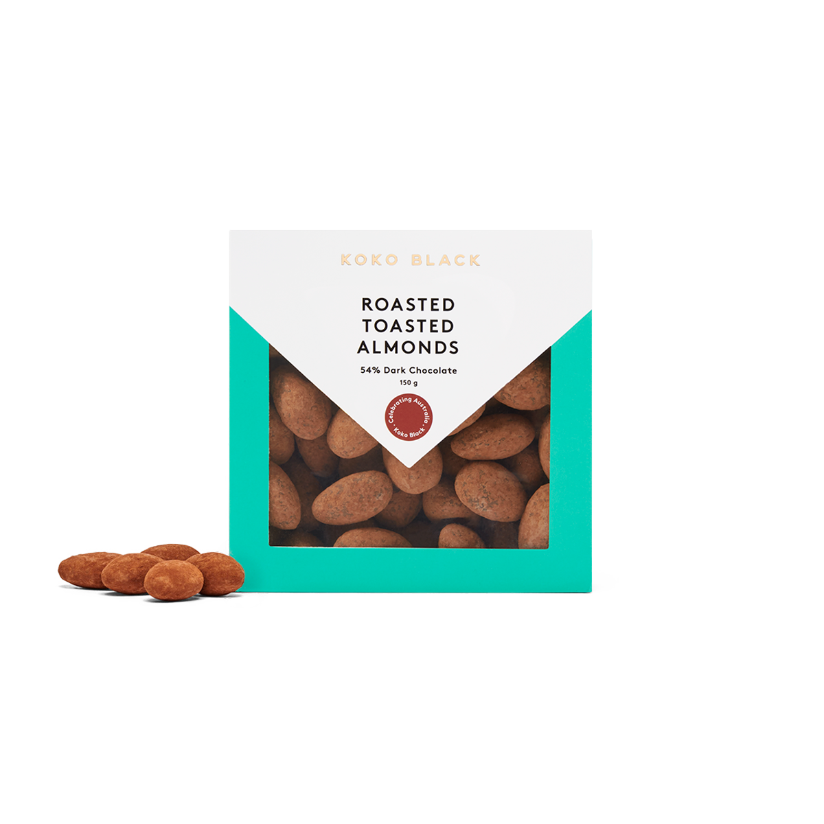 Roasted Toasted Almonds 150g | Dark Chocolate