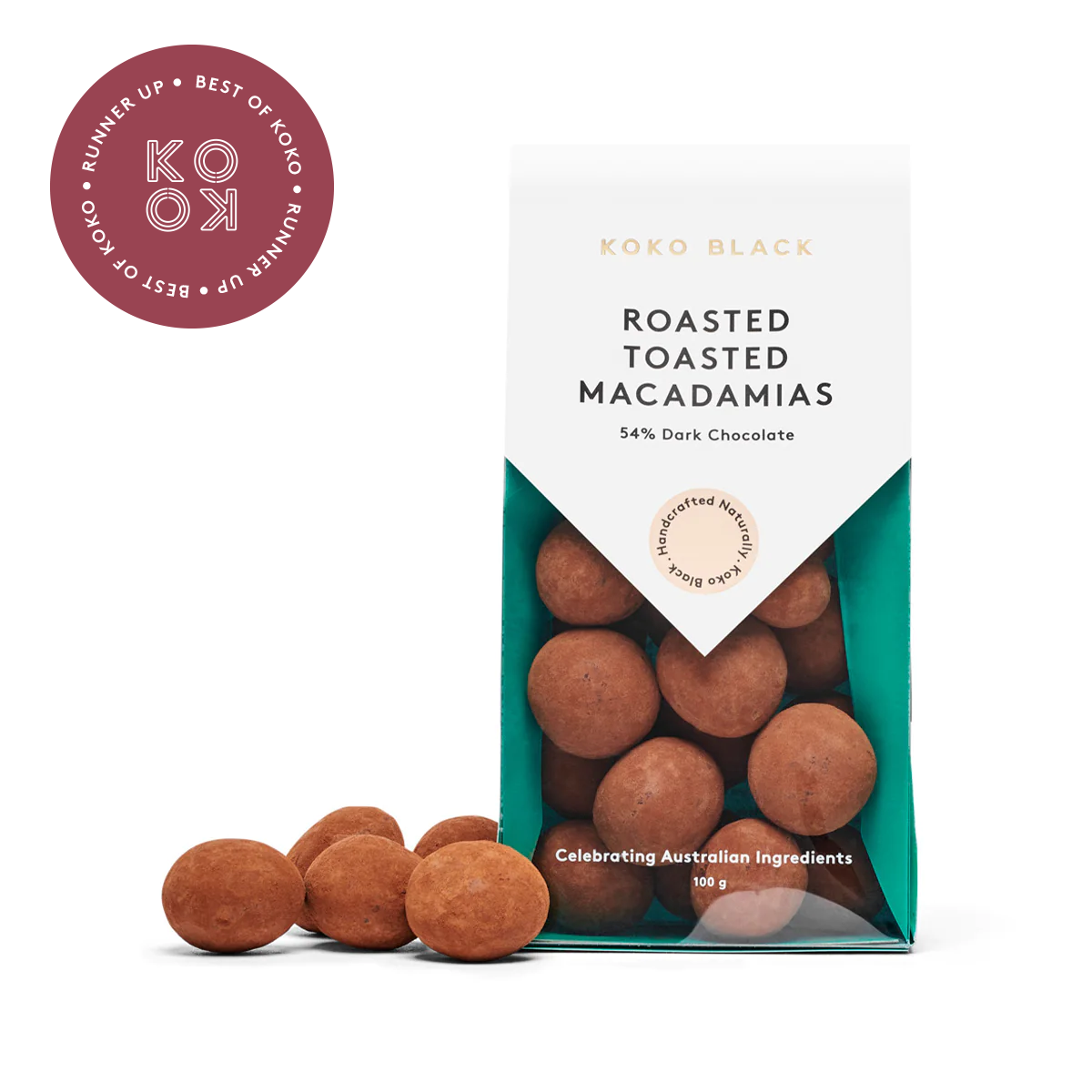 Roasted Toasted Macadamias | Dark Chocolate