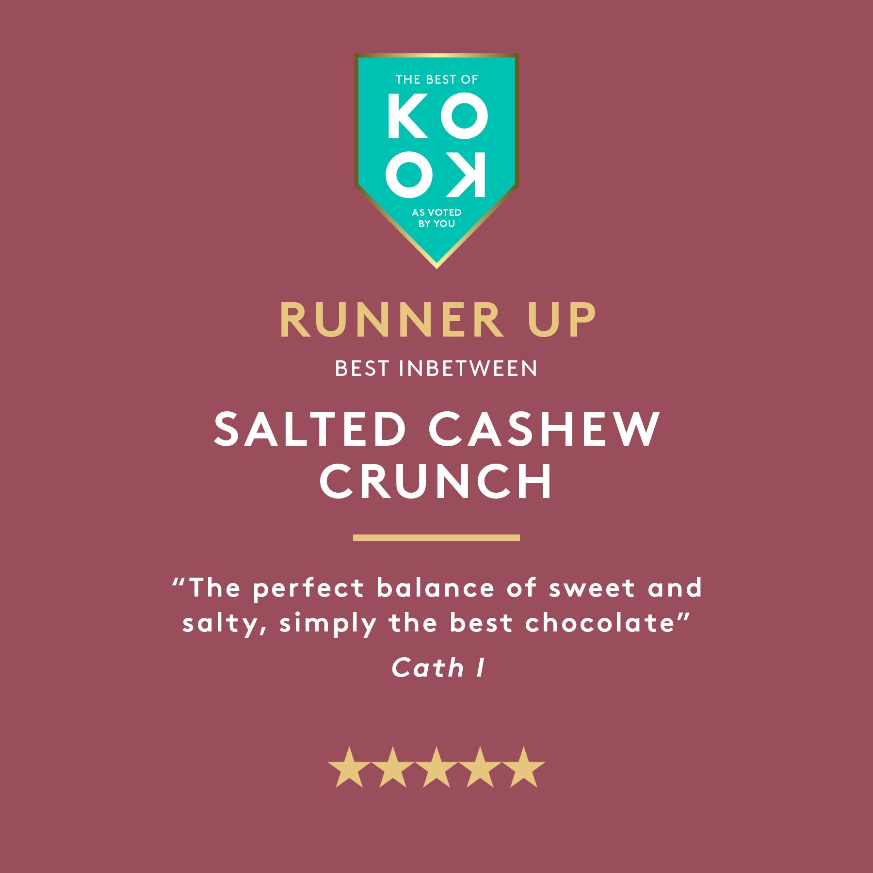 Salty Cashew Crunch | Dark Chocolate