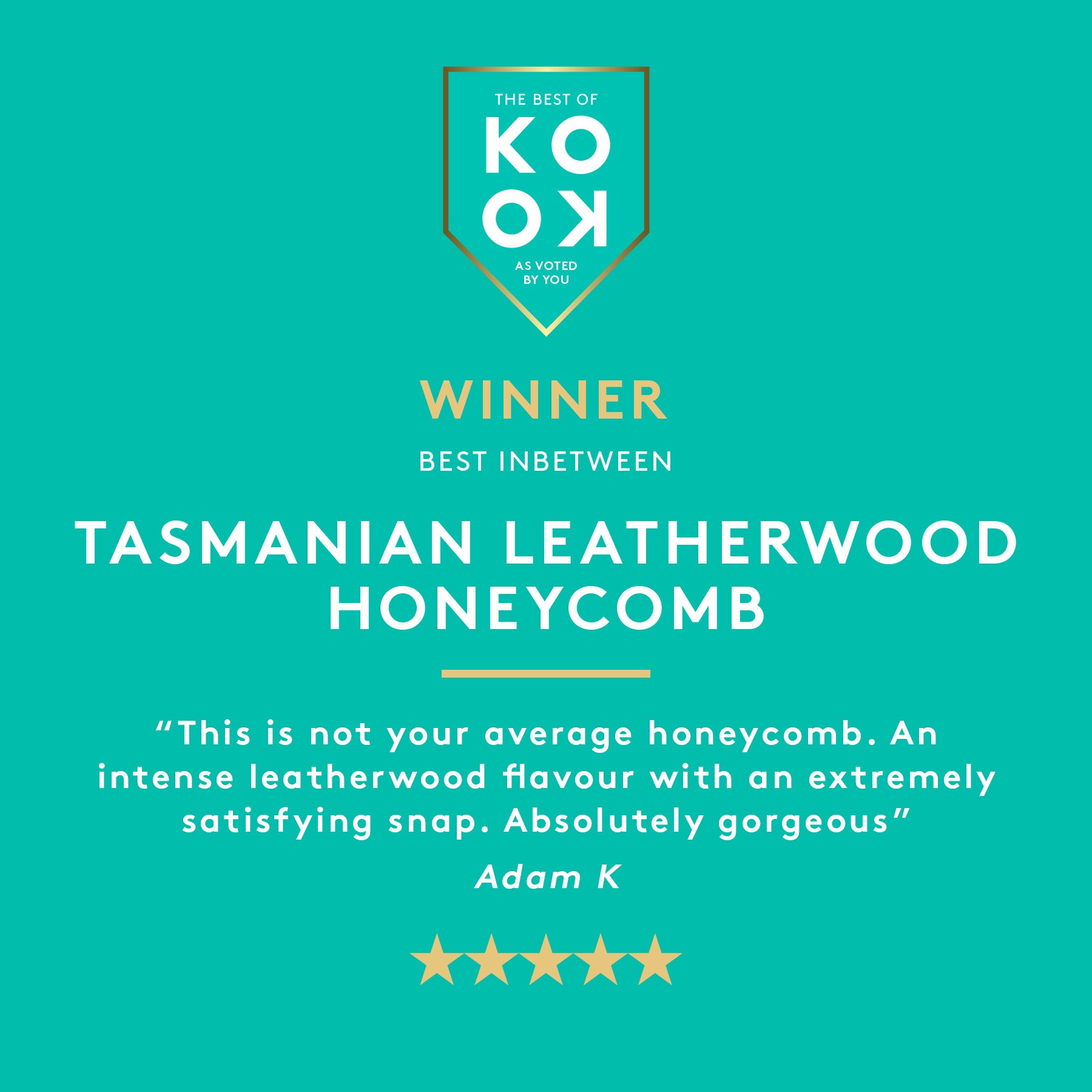 Tasmanian Leatherwood Honeycomb | Milk Chocolate