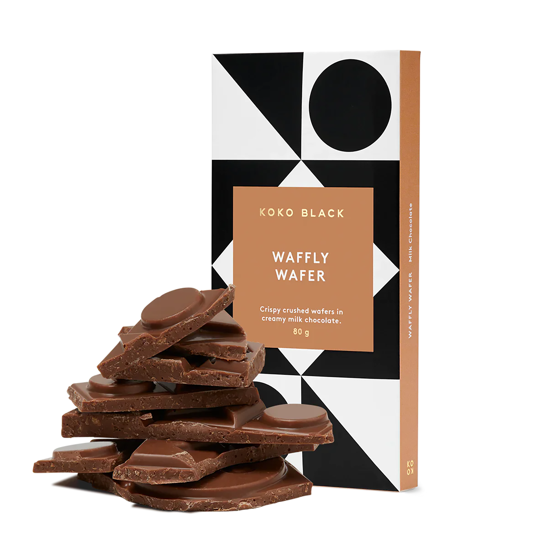 Waffly Wafer | Milk Chocolate Block